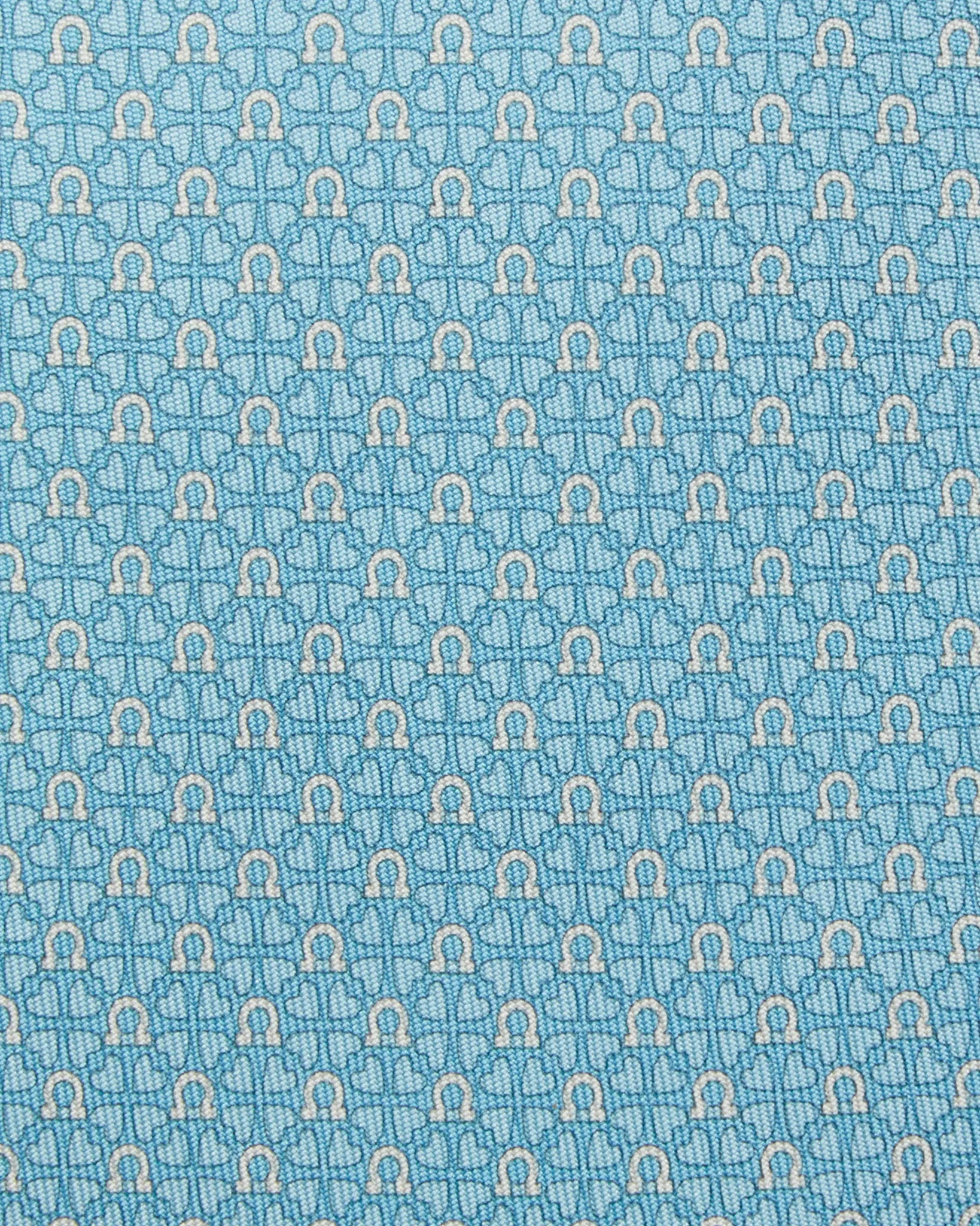 Silk Print Tie in Blue Gancini Foulard sold by Mashburn product image thumbnail 2