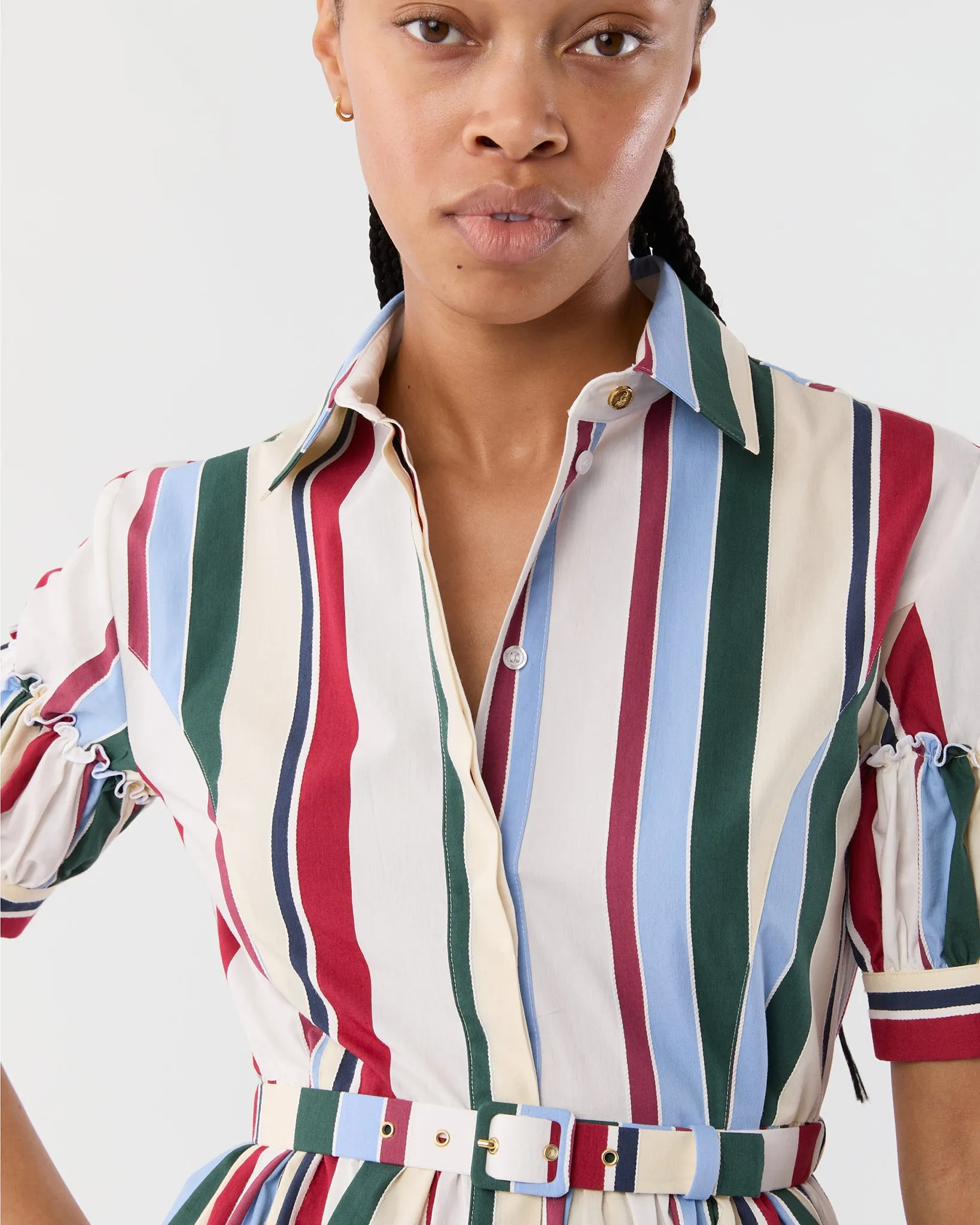 Libertine Dress in Multicolor Stripes Jacquard sold by Mashburn product image thumbnail 5