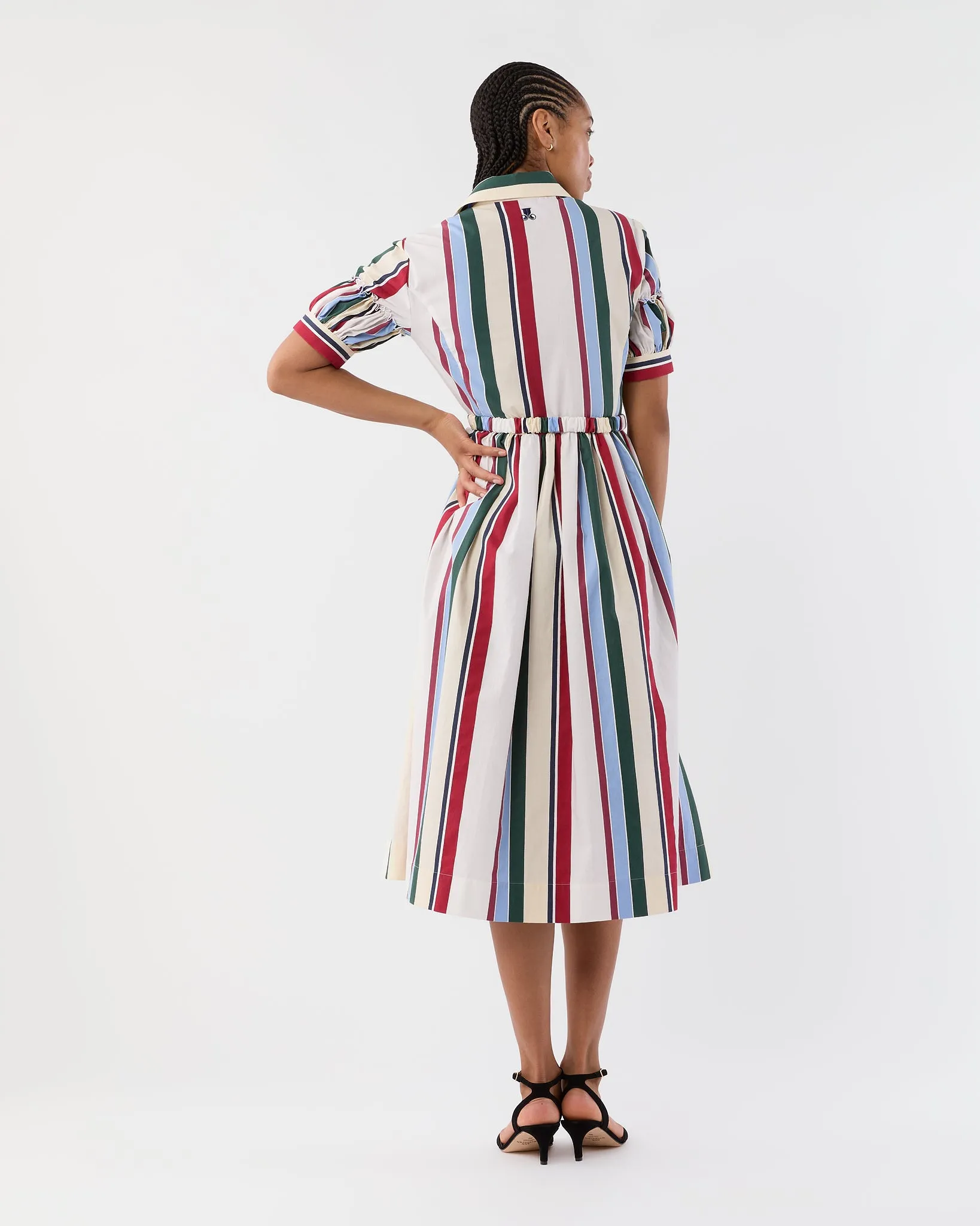 Libertine Dress in Multicolor Stripes Jacquard sold by Mashburn product image thumbnail 4