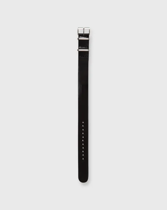 One-Piece Watch Strap in Black Leather sold by Mashburn