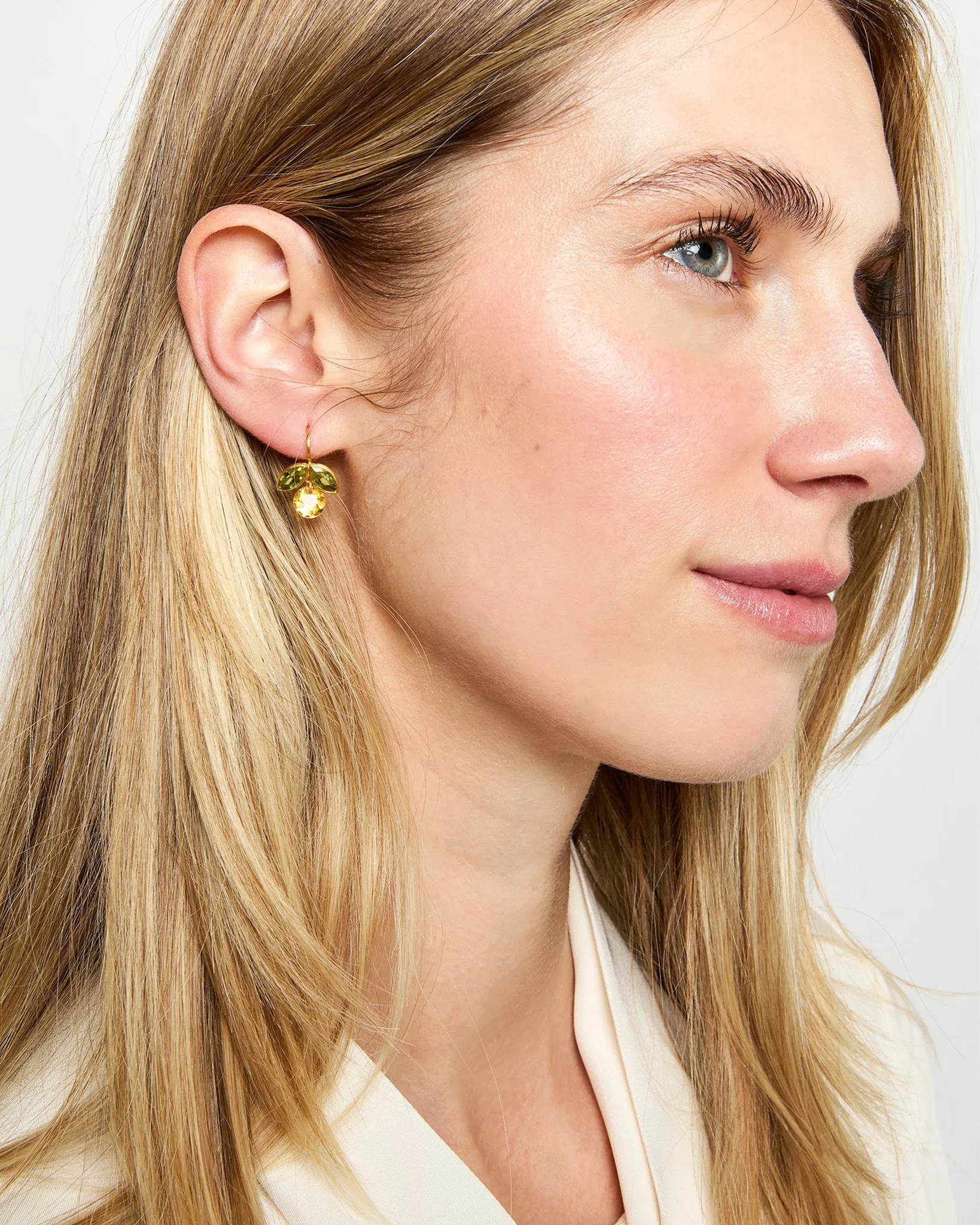 Apple Earrings in Peridot/Citrine sold by Mashburn product image thumbnail 2