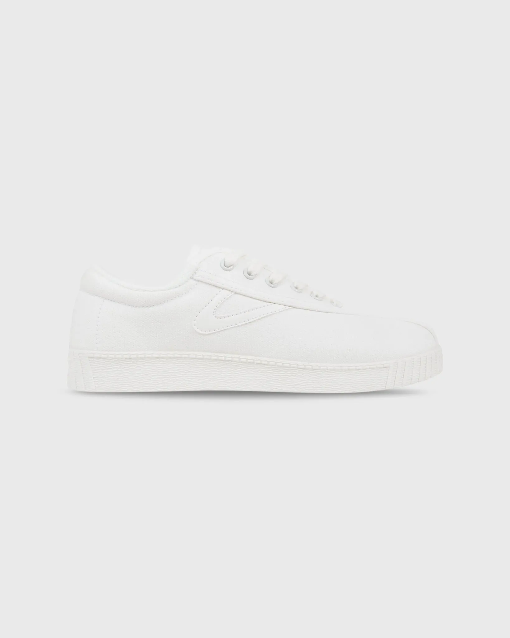Women's Nylite Canvas Sneaker in White/White sold by Mashburn