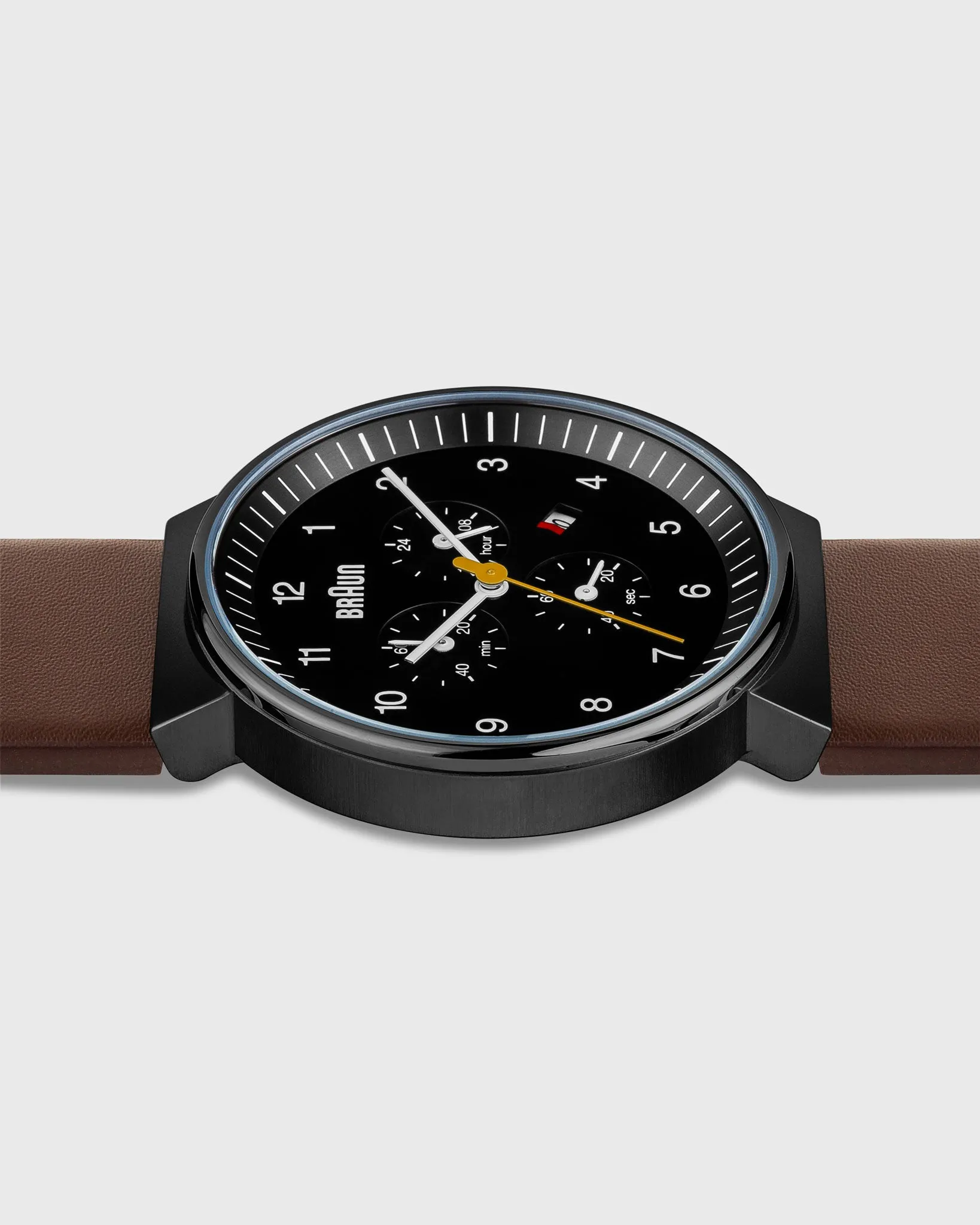 Chronograph Analog Watch in Black/Brown sold by Mashburn product image thumbnail 3
