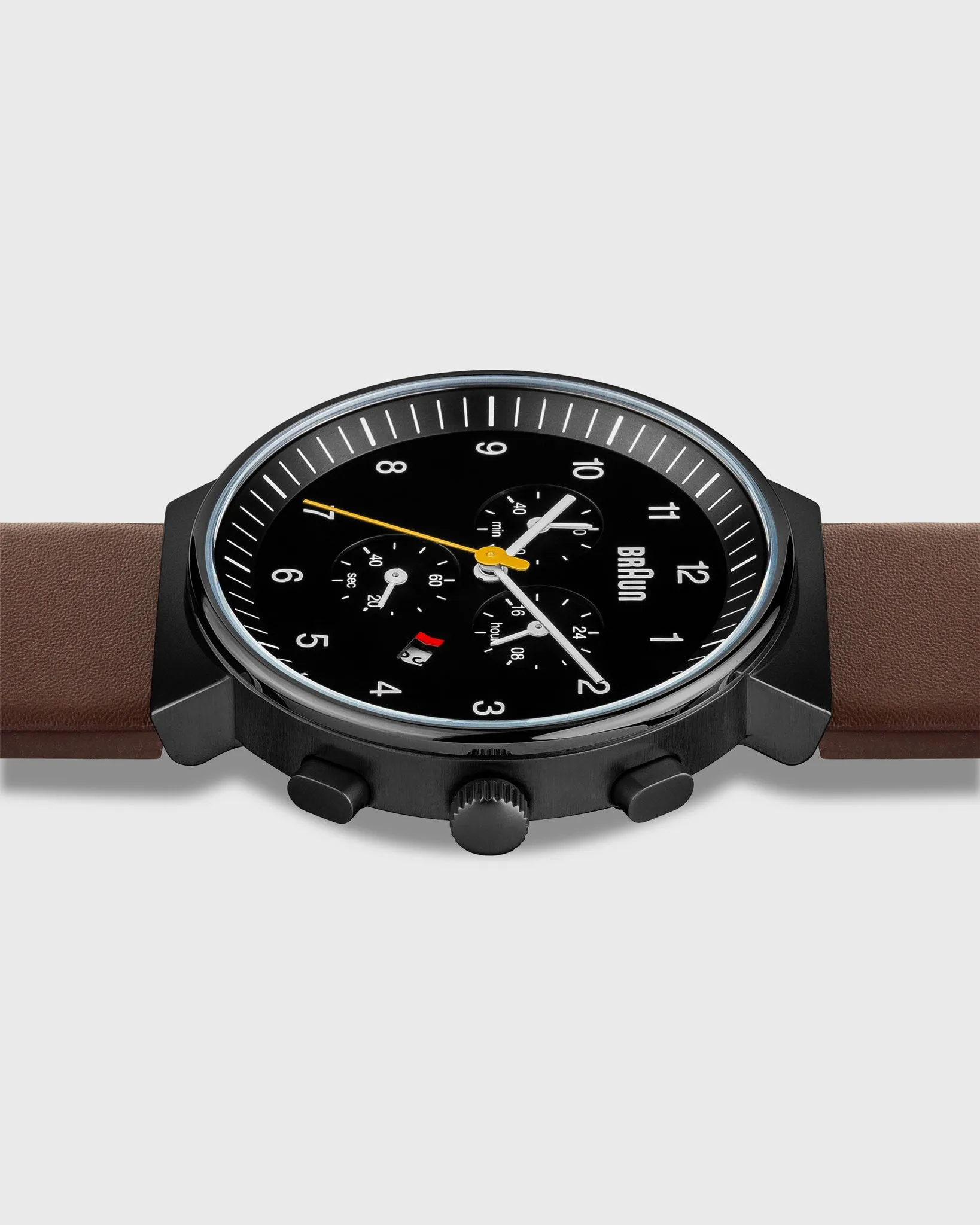 Chronograph Analog Watch in Black/Brown sold by Mashburn product image thumbnail 4