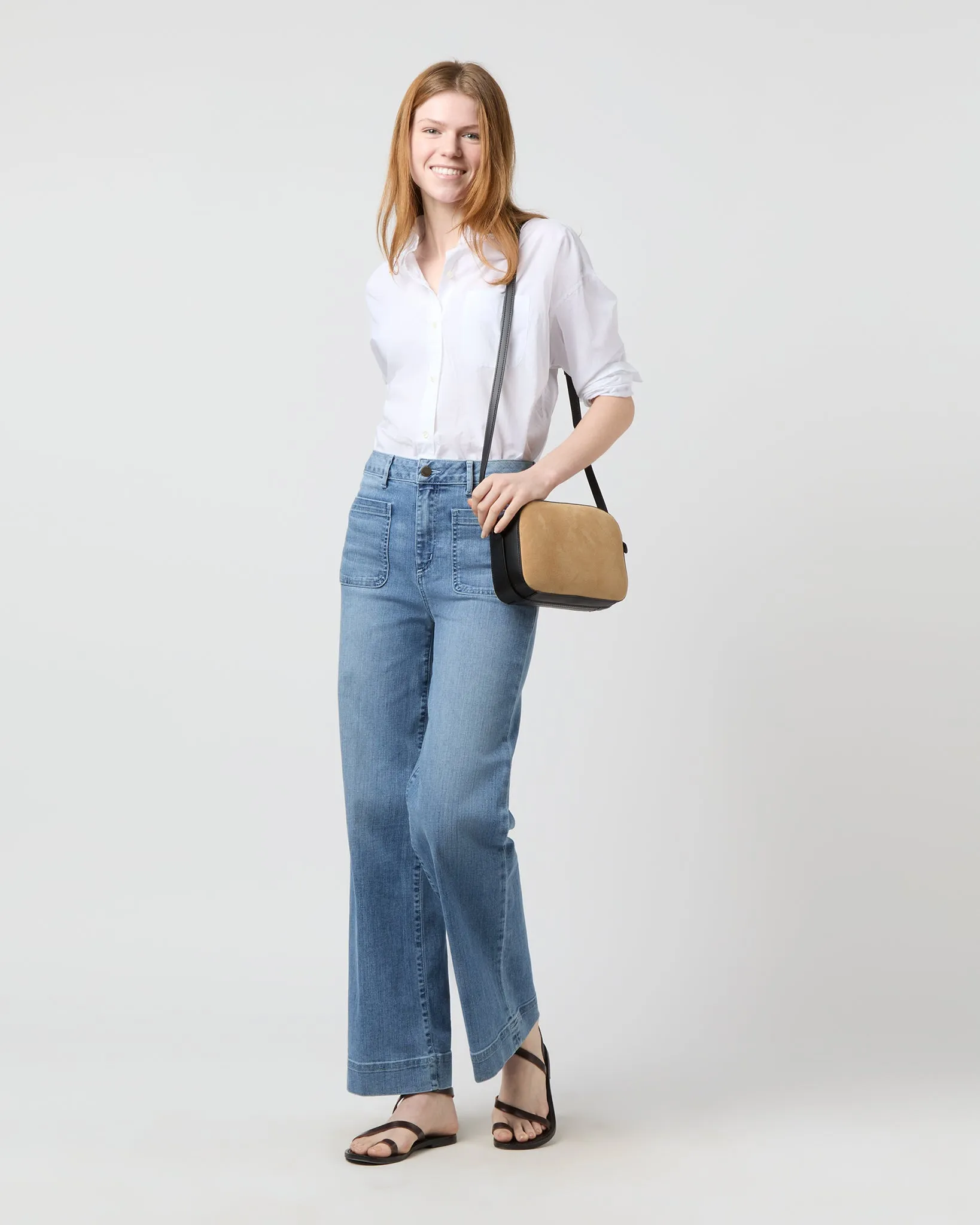 Bea Crossbody Bag in Camel Suede sold by Mashburn product image thumbnail 2