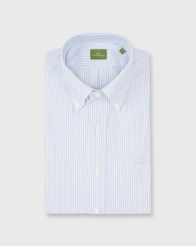 Button-Down Dress Shirt in Blue University Stripe Oxford sold by Mashburn