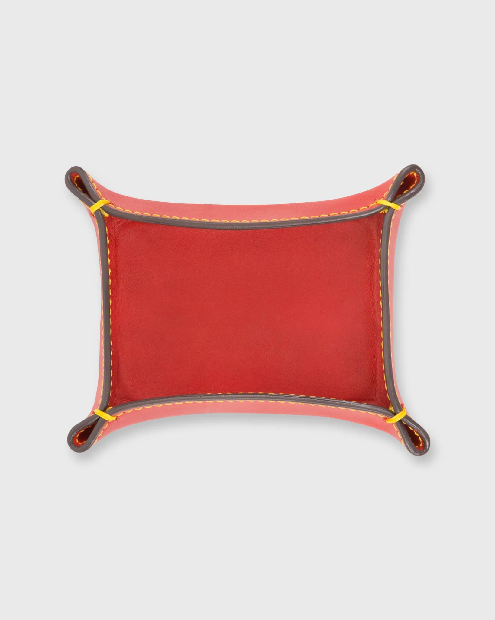 Small Tray in Red Leather sold by Mashburn