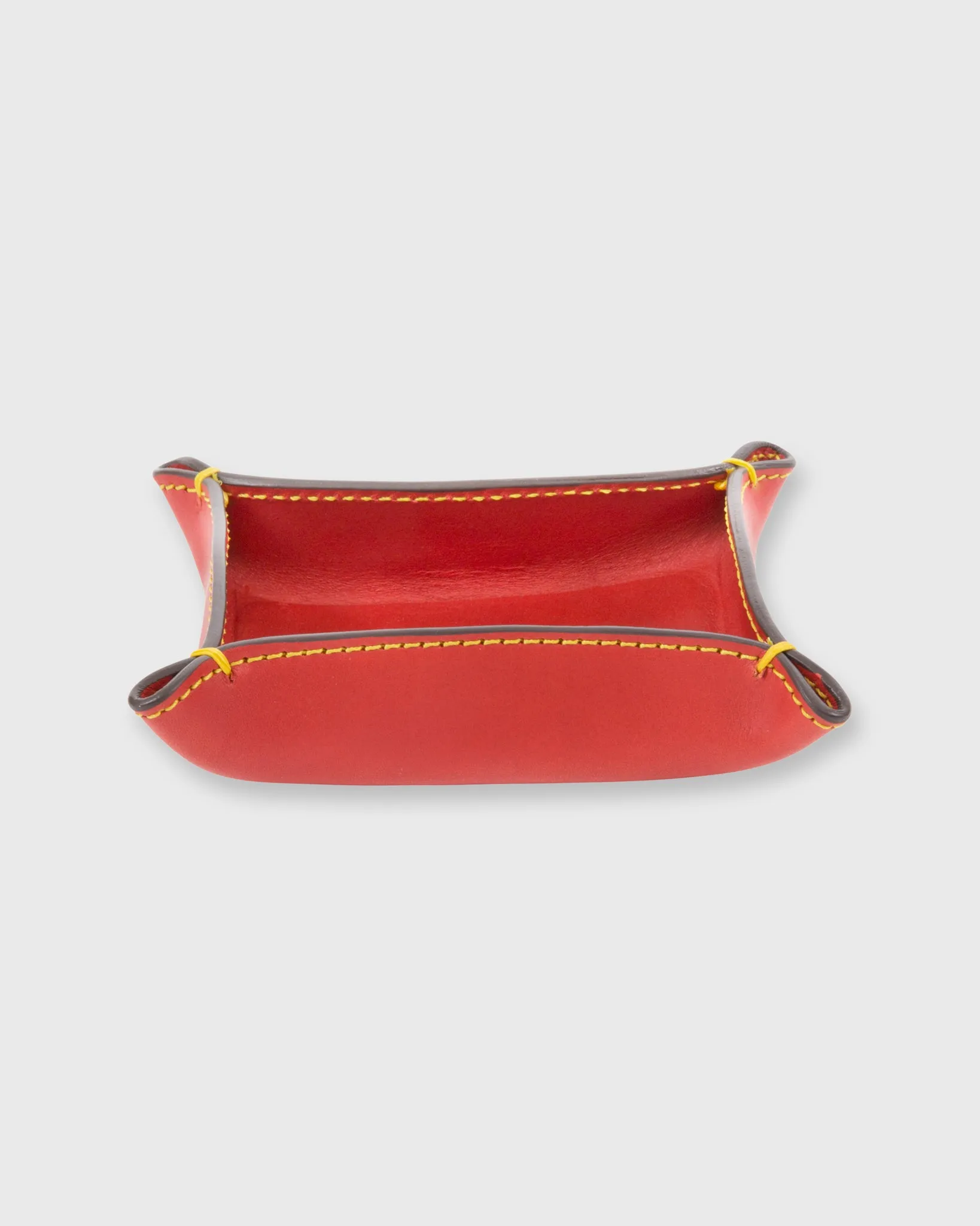Small Tray in Red Leather sold by Mashburn product image thumbnail 3