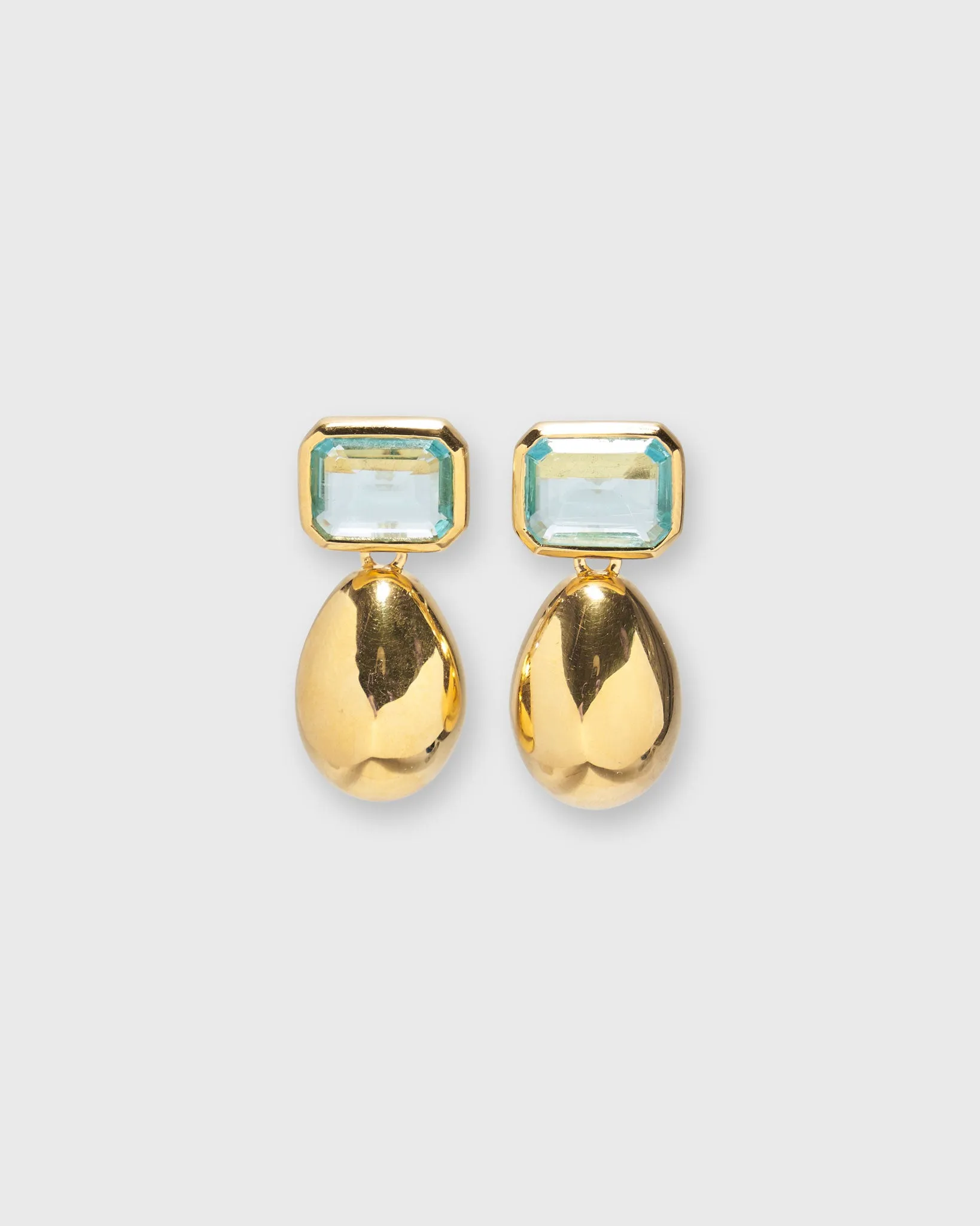 Bean Earrings in Gold sold by Mashburn
