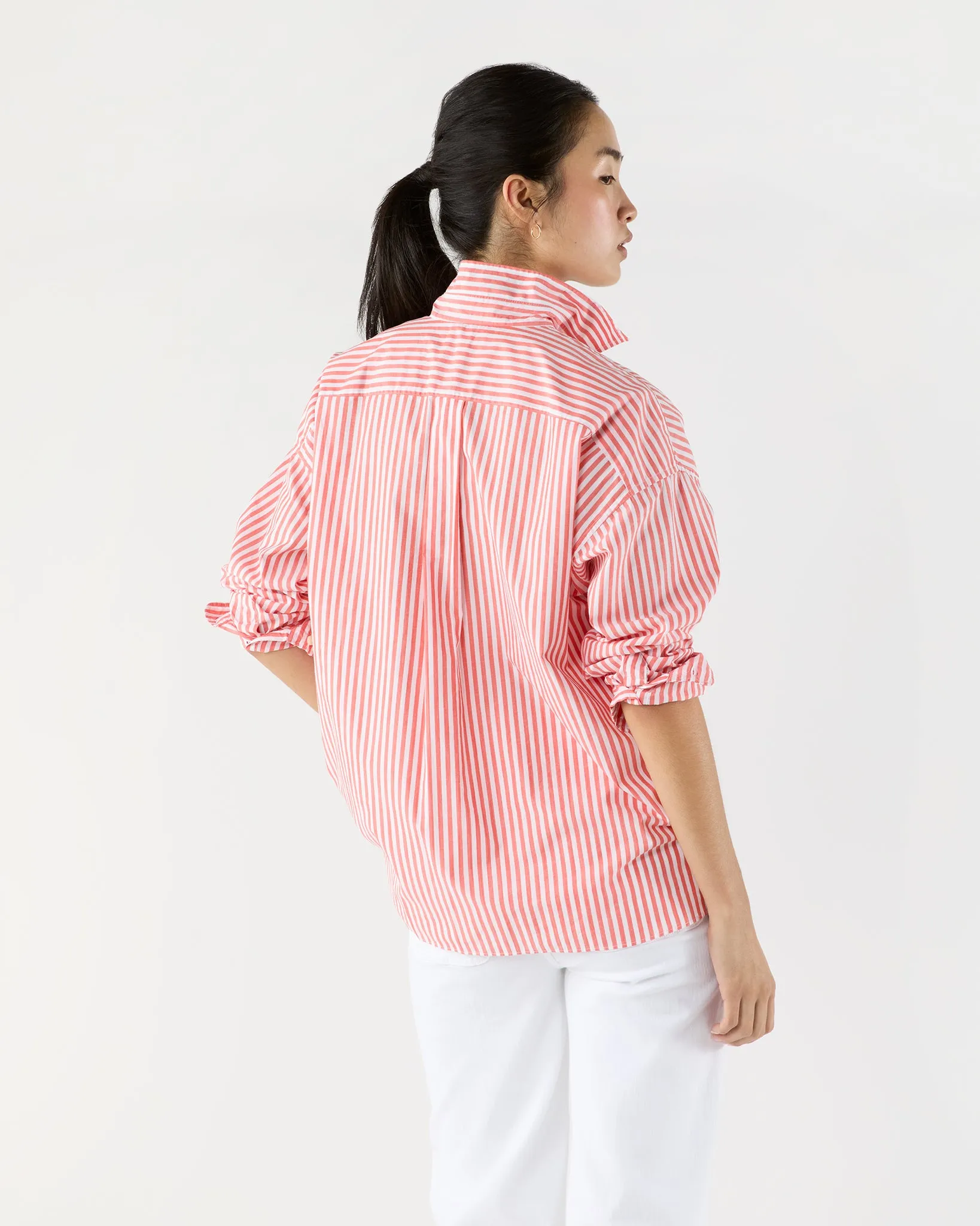 Weekender Shirt in Orange Stripe Chambray sold by Mashburn product image thumbnail 4