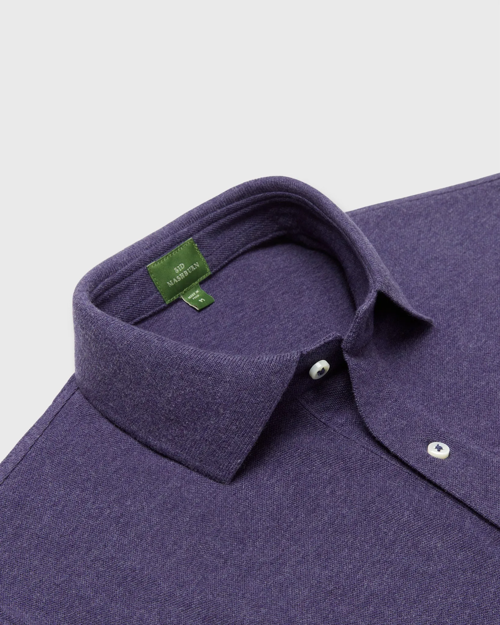 Court Polo in Heather Nightshade Pima Pique sold by Mashburn product image thumbnail 2