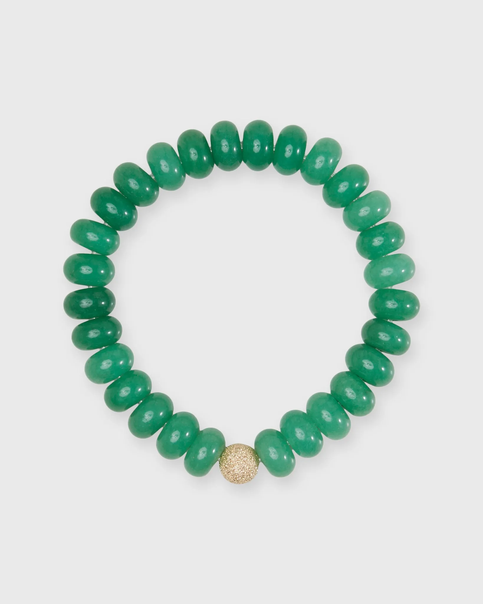 Semi Precious Beaded Bracelet in Matcha Monochrome sold by Mashburn