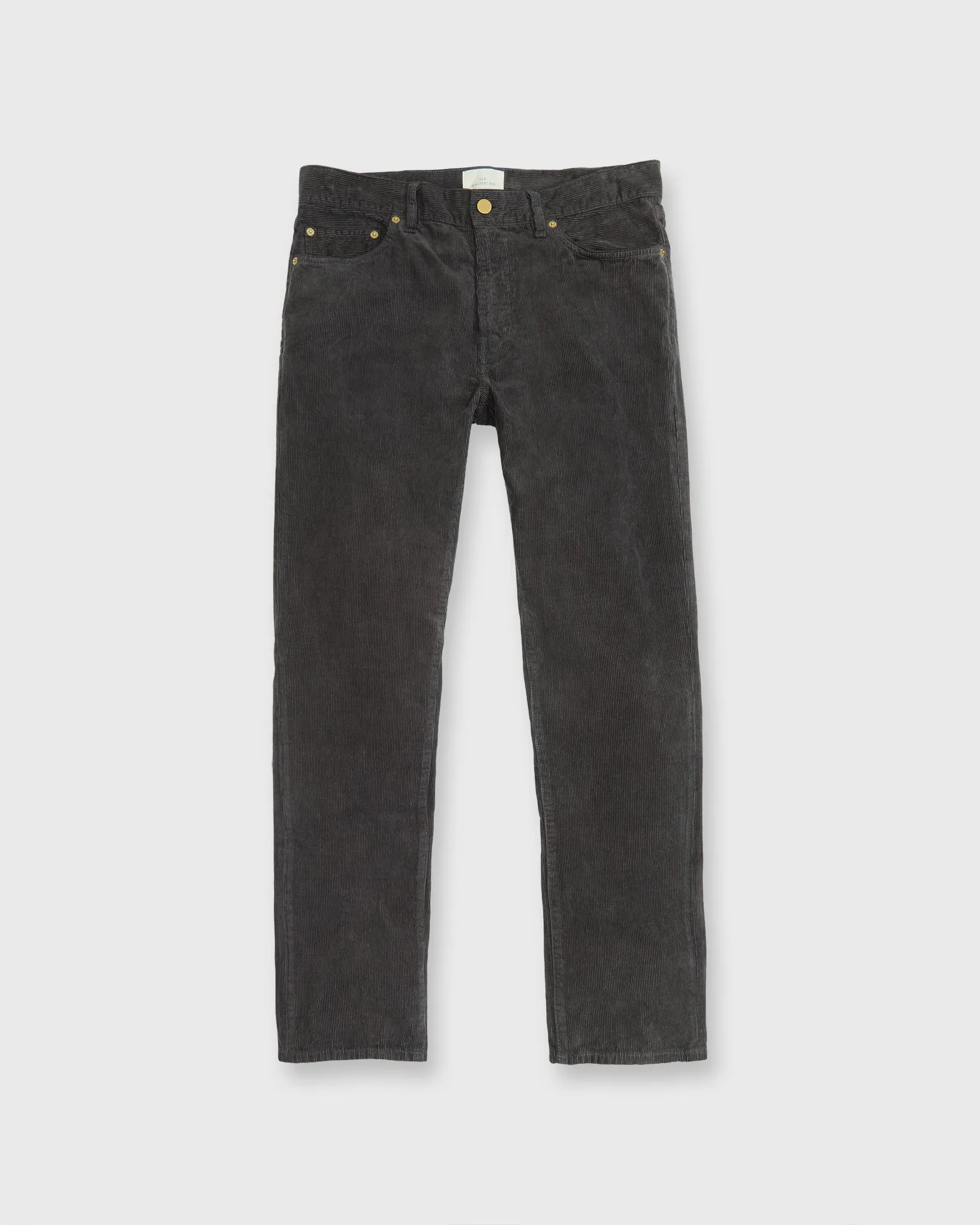 Slim Straight 5-Pocket Pant in Smoke Corduroy sold by Mashburn product image thumbnail 2