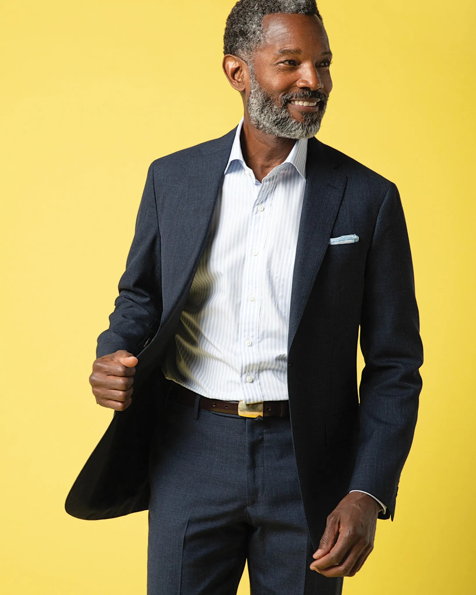 Kincaid No. 3 Suit in Air Force Blue High-Twist sold by Mashburn product image thumbnail 3