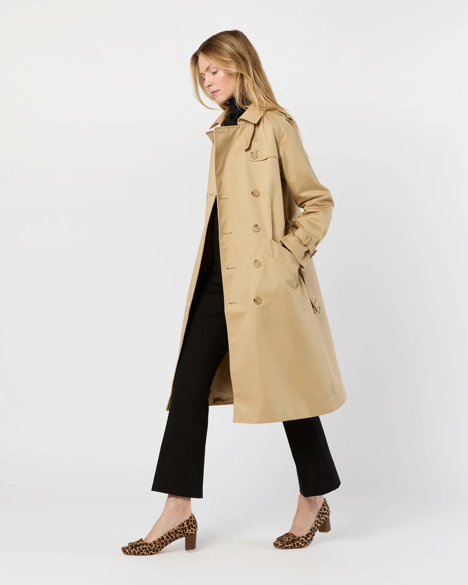Greta Trench Coat in Beige sold by Mashburn product image thumbnail 5