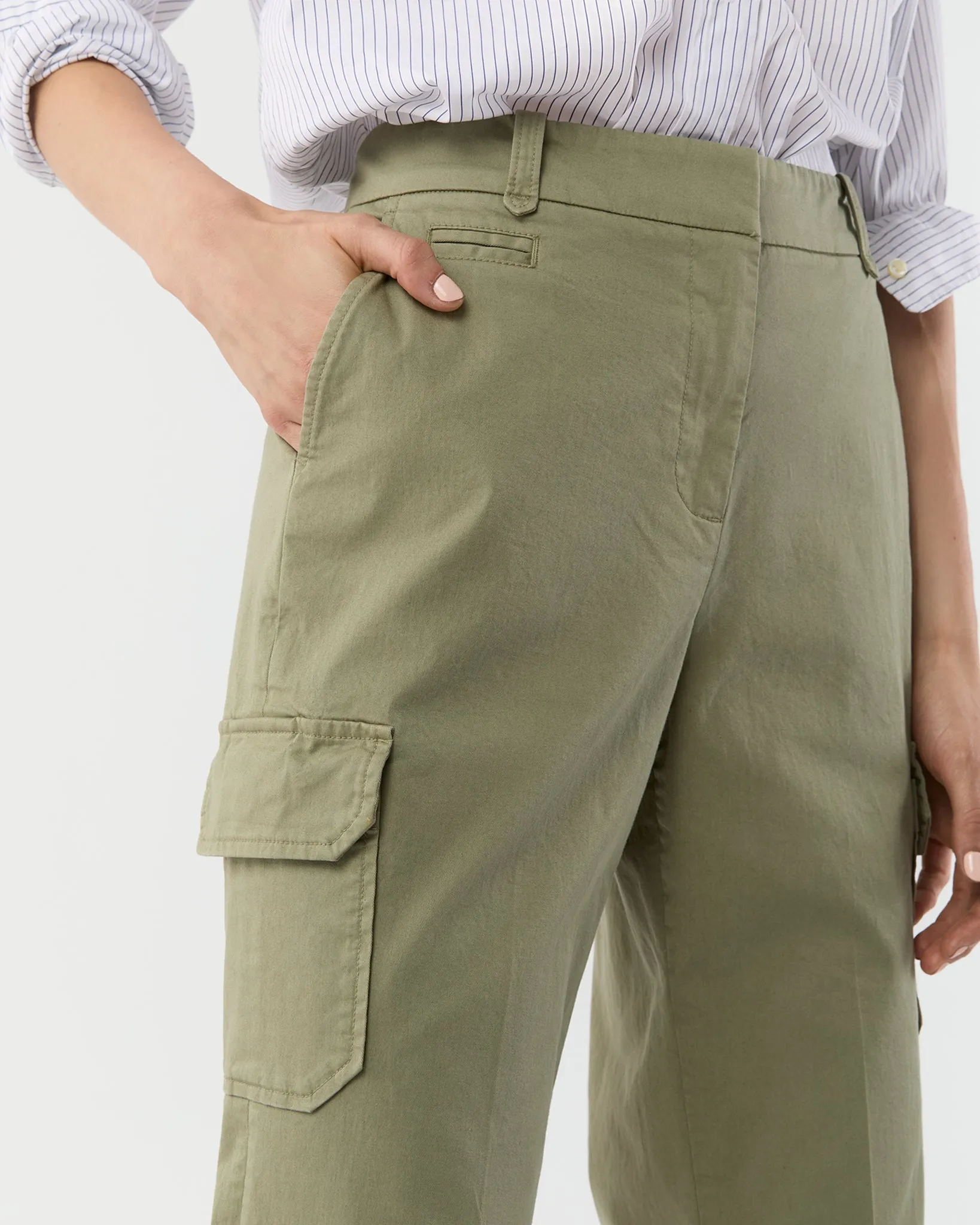 Cargo Pant in Sage Stretch Twill sold by Mashburn product image thumbnail 2