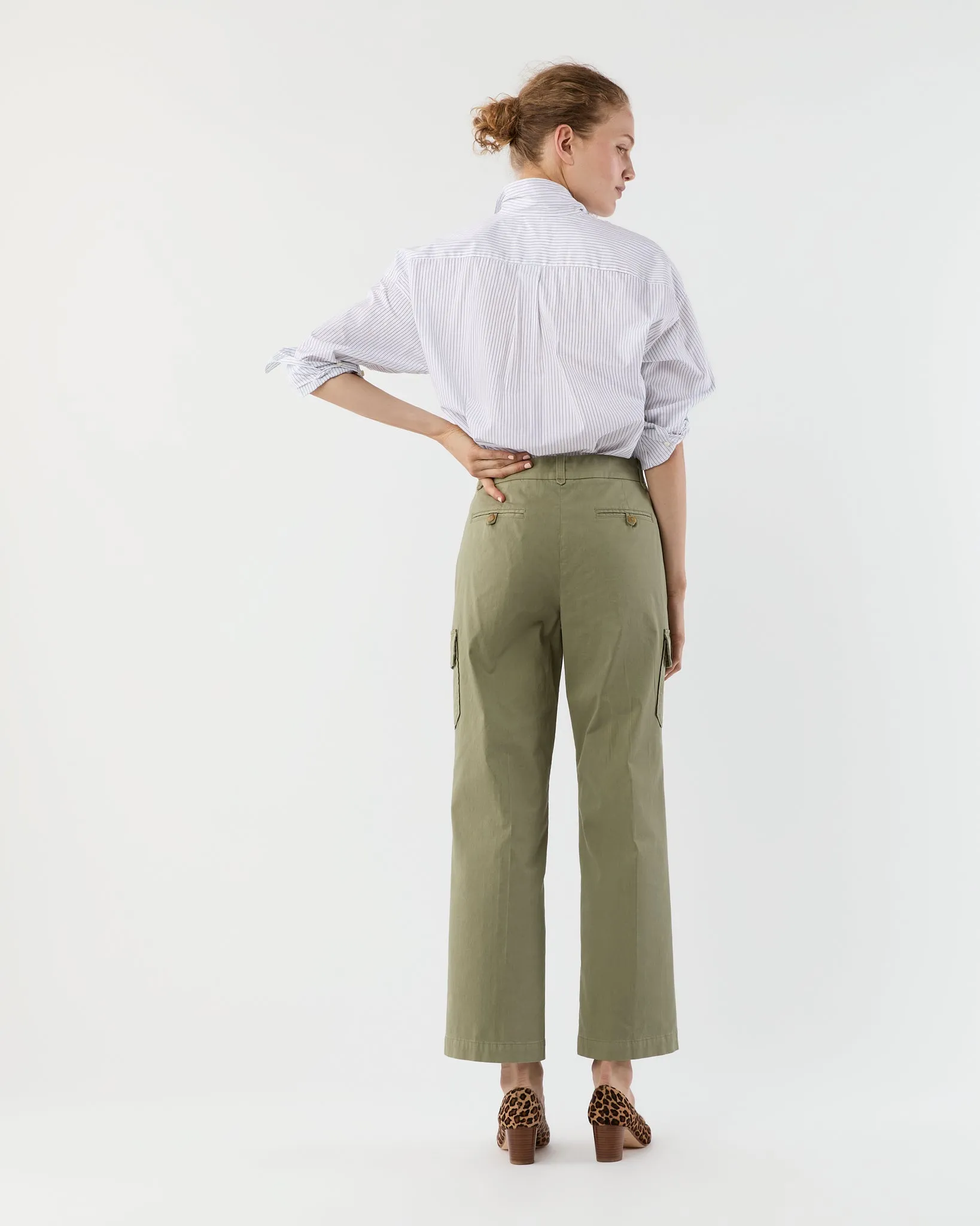 Cargo Pant in Sage Stretch Twill sold by Mashburn product image thumbnail 5