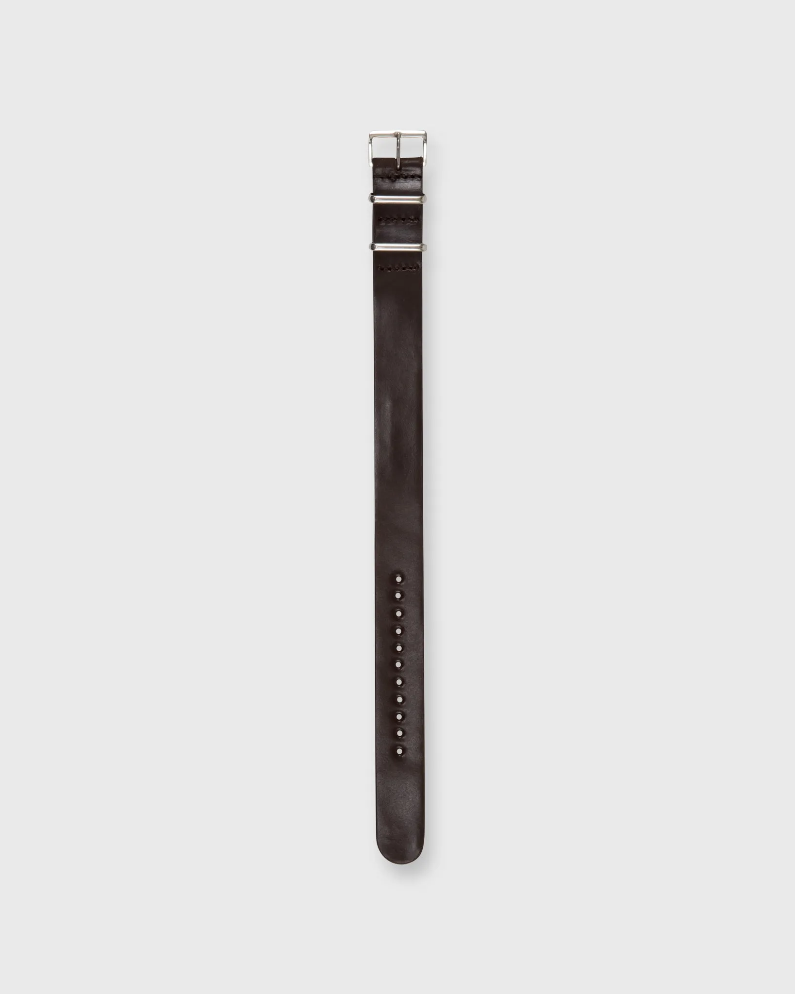 One-Piece Watch Strap in Chocolate Leather sold by Mashburn