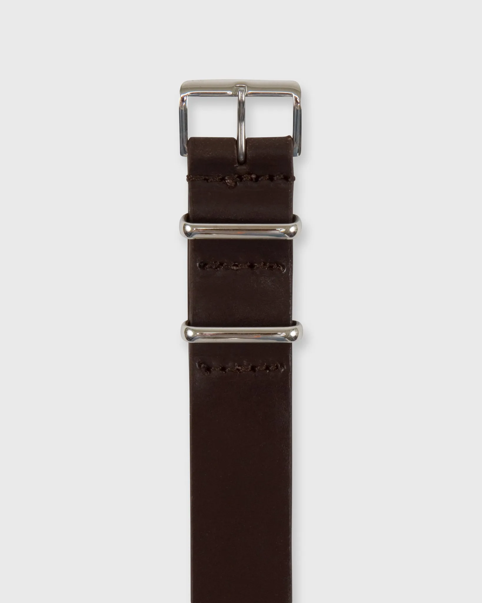 One-Piece Watch Strap in Chocolate Leather sold by Mashburn product image thumbnail 2