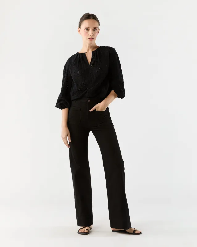 St Monica Jean in Rinse Stay Black made by Jeanerica