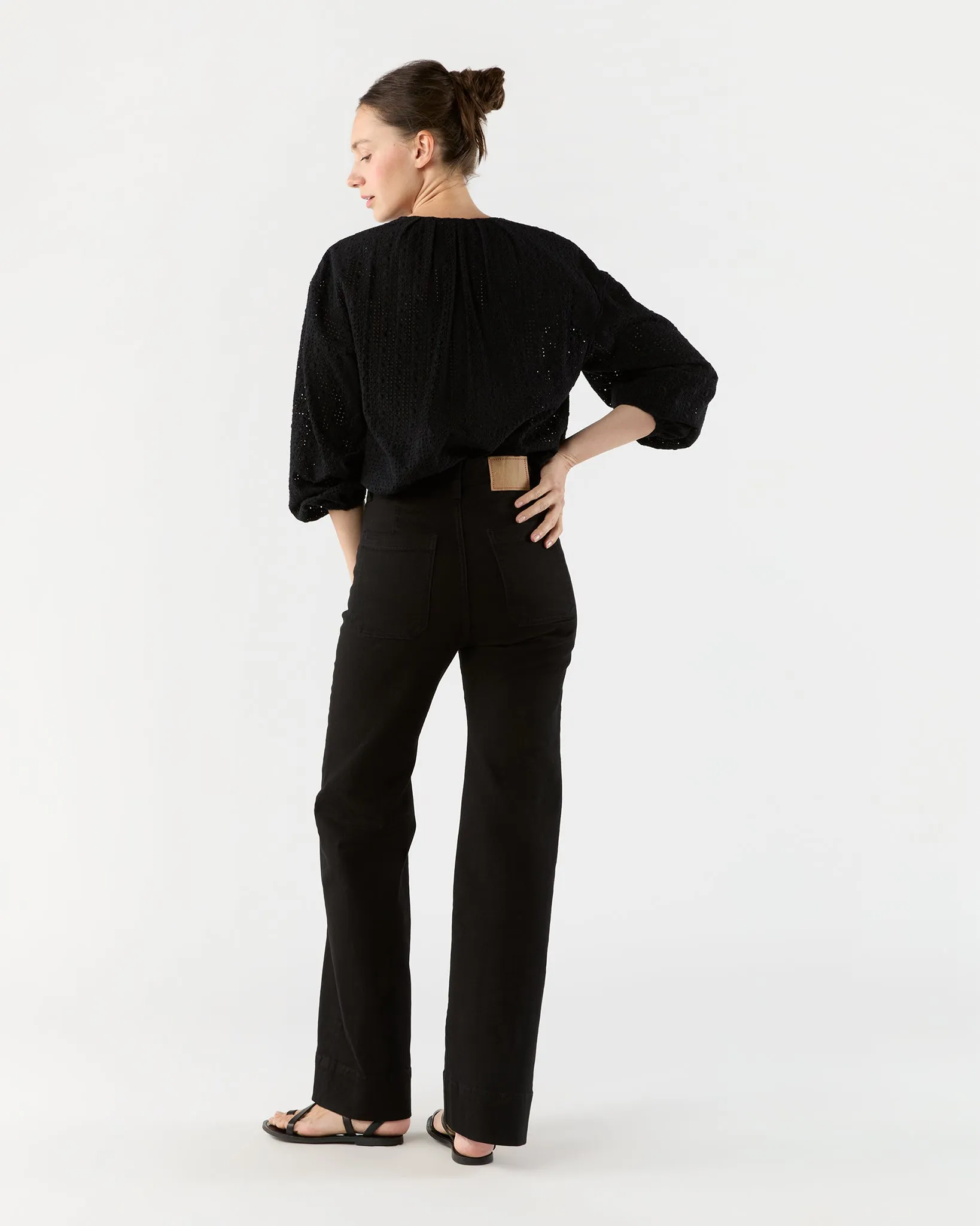St Monica Jean in Rinse Stay Black sold by Mashburn product image thumbnail 3