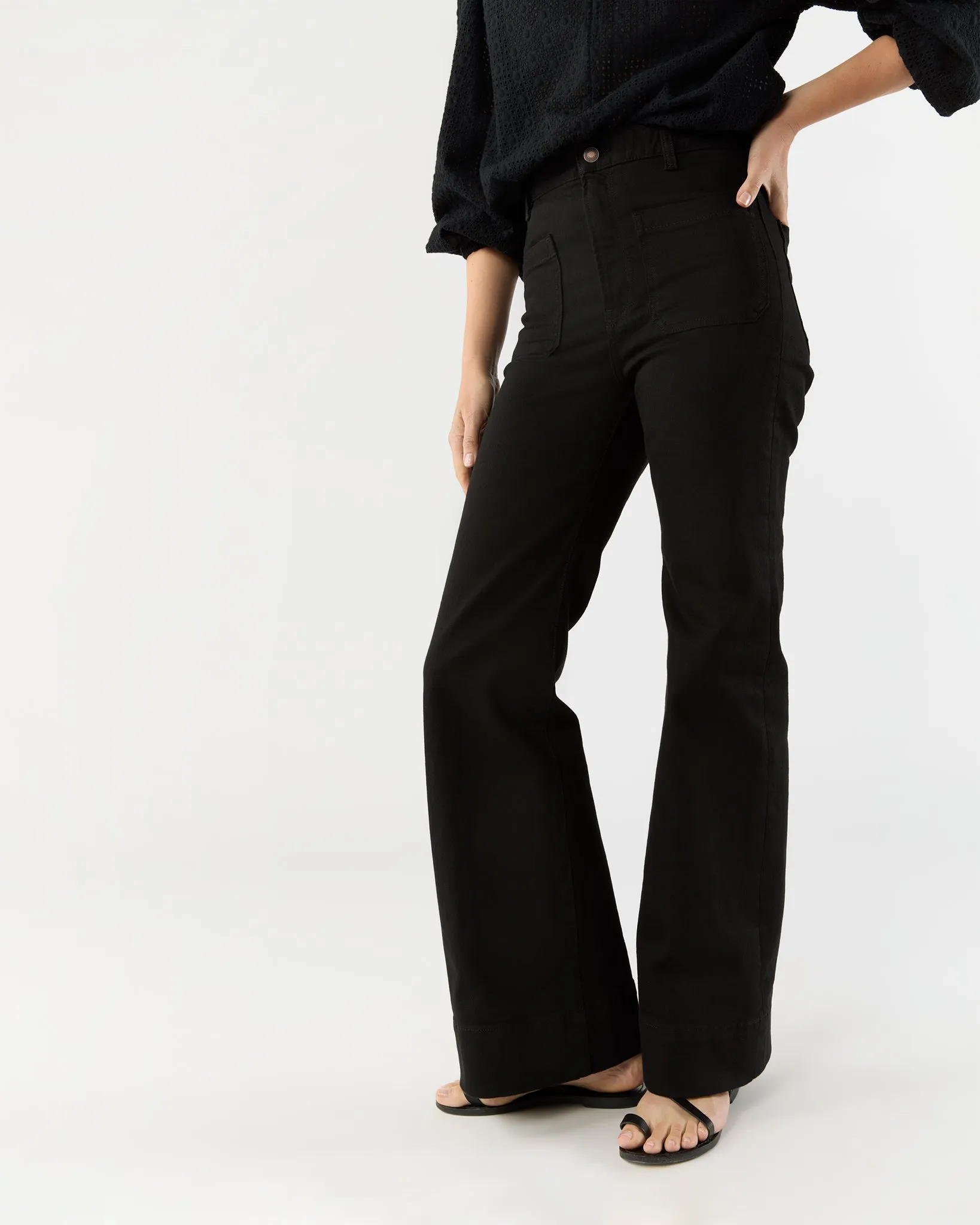 St Monica Jean in Rinse Stay Black sold by Mashburn product image thumbnail 2