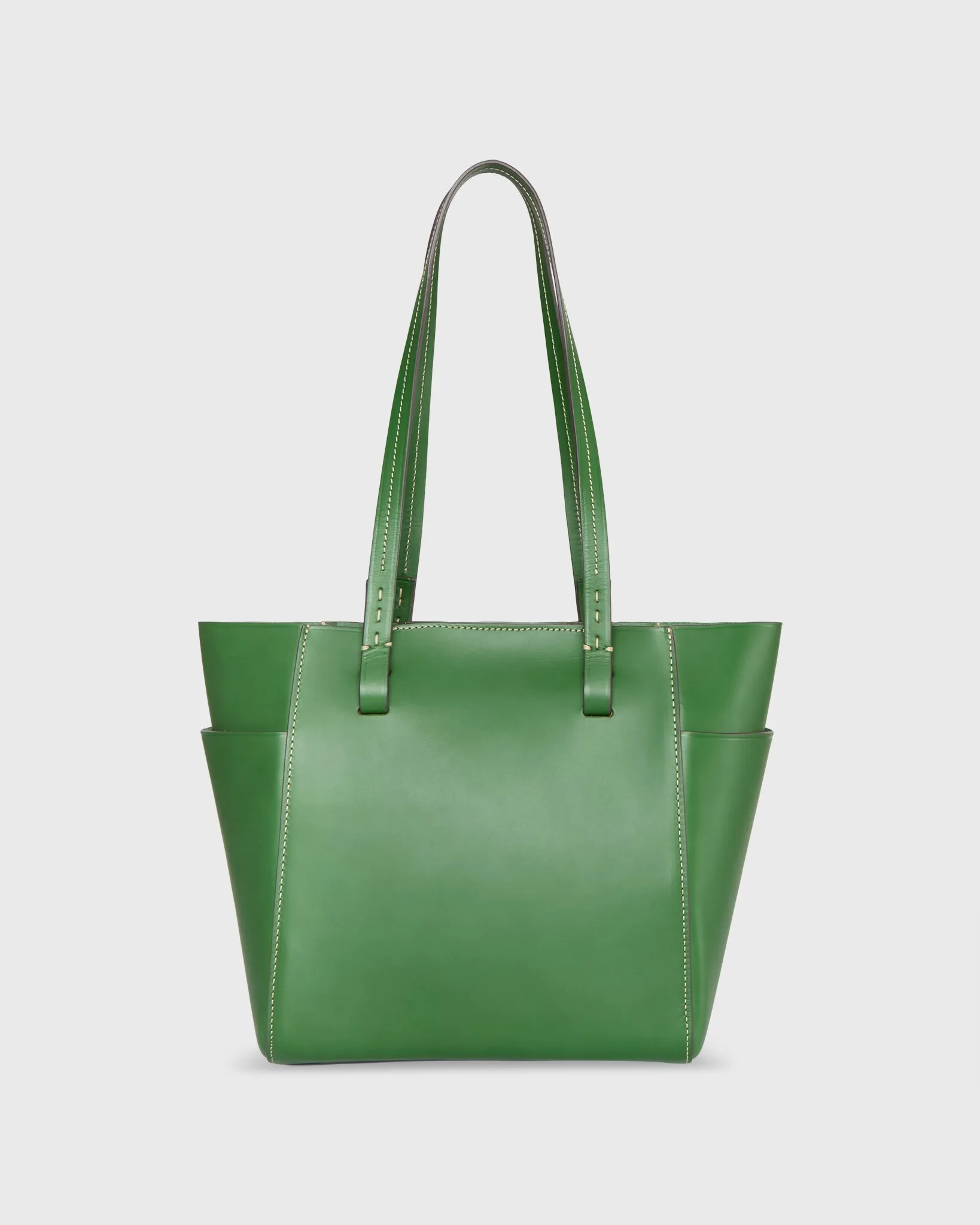 Sydney Tote in Green Leather sold by Mashburn