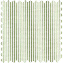 Made-to-Order Fabric in Green Hairline Stripe Poplin sold by Mashburn