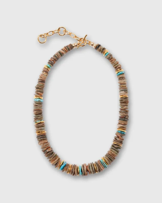 Sand and Sky Necklace in Tan sold by Mashburn