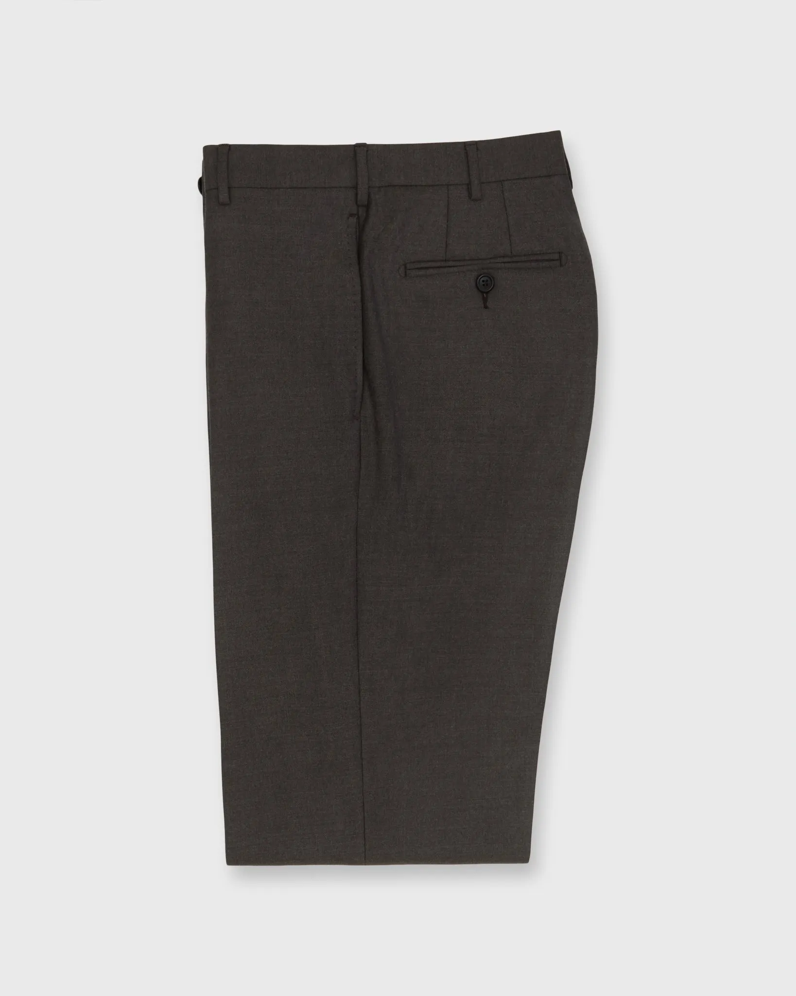 Dress Trouser in Char Brown Twill sold by Mashburn product image thumbnail 2
