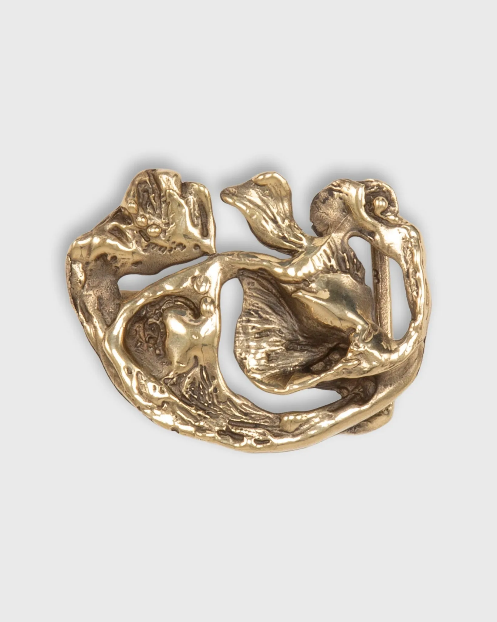 Fossil Belt Buckle in Brass sold by Mashburn