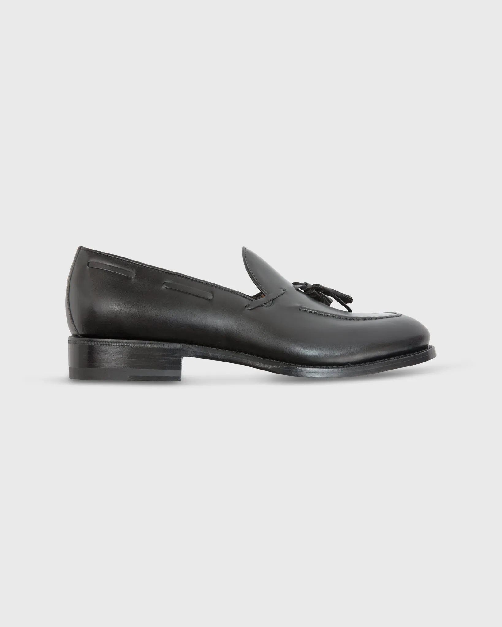 Italian Tassel Loafer in Black Calfskin sold by Mashburn product image thumbnail 2