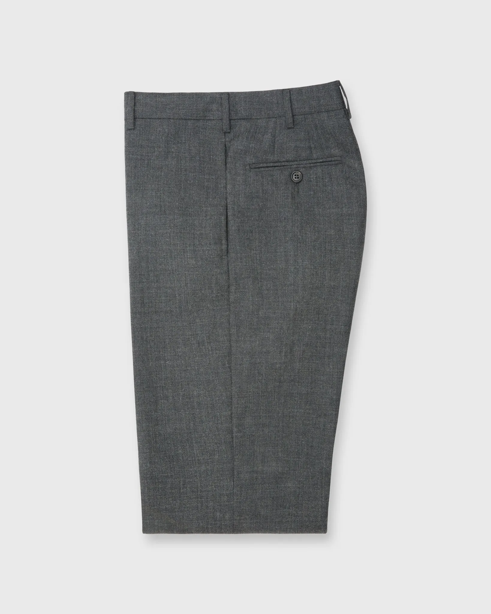 Dress Trouser in Charcoal High-Twist sold by Mashburn product image thumbnail 2