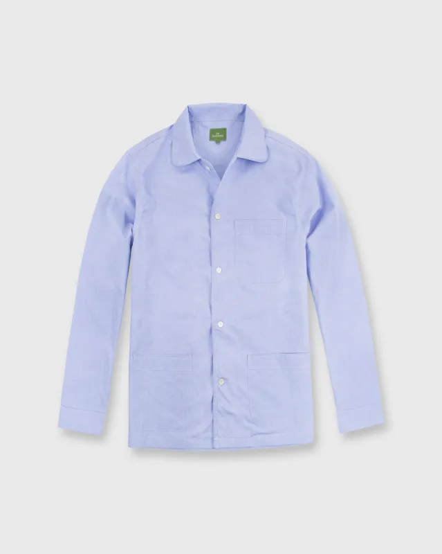 Pajama Set in Blue End-On-End sold by Mashburn