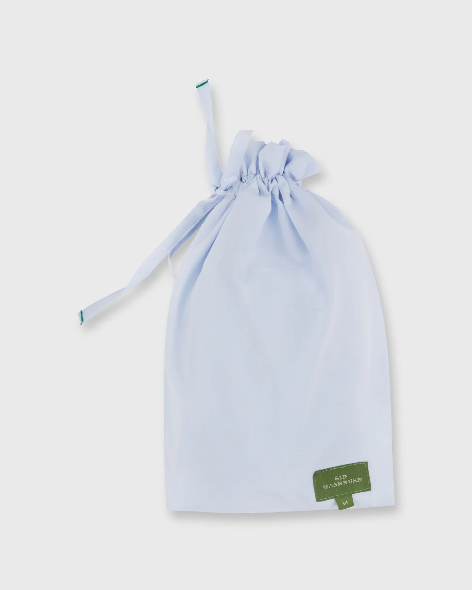 Button-Front Boxer Short in Sky Poplin sold by Mashburn product image thumbnail 2