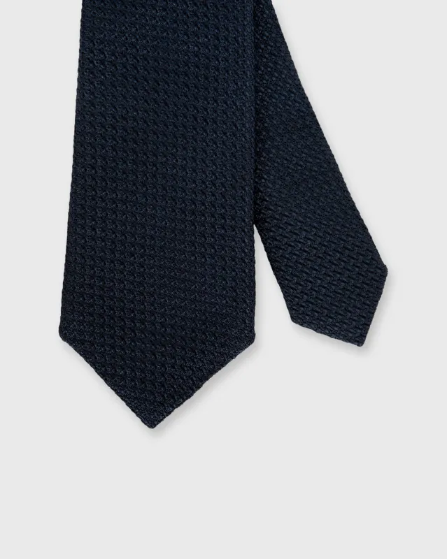 Silk Grosso Grenadine Tie in Dark Navy sold by Mashburn