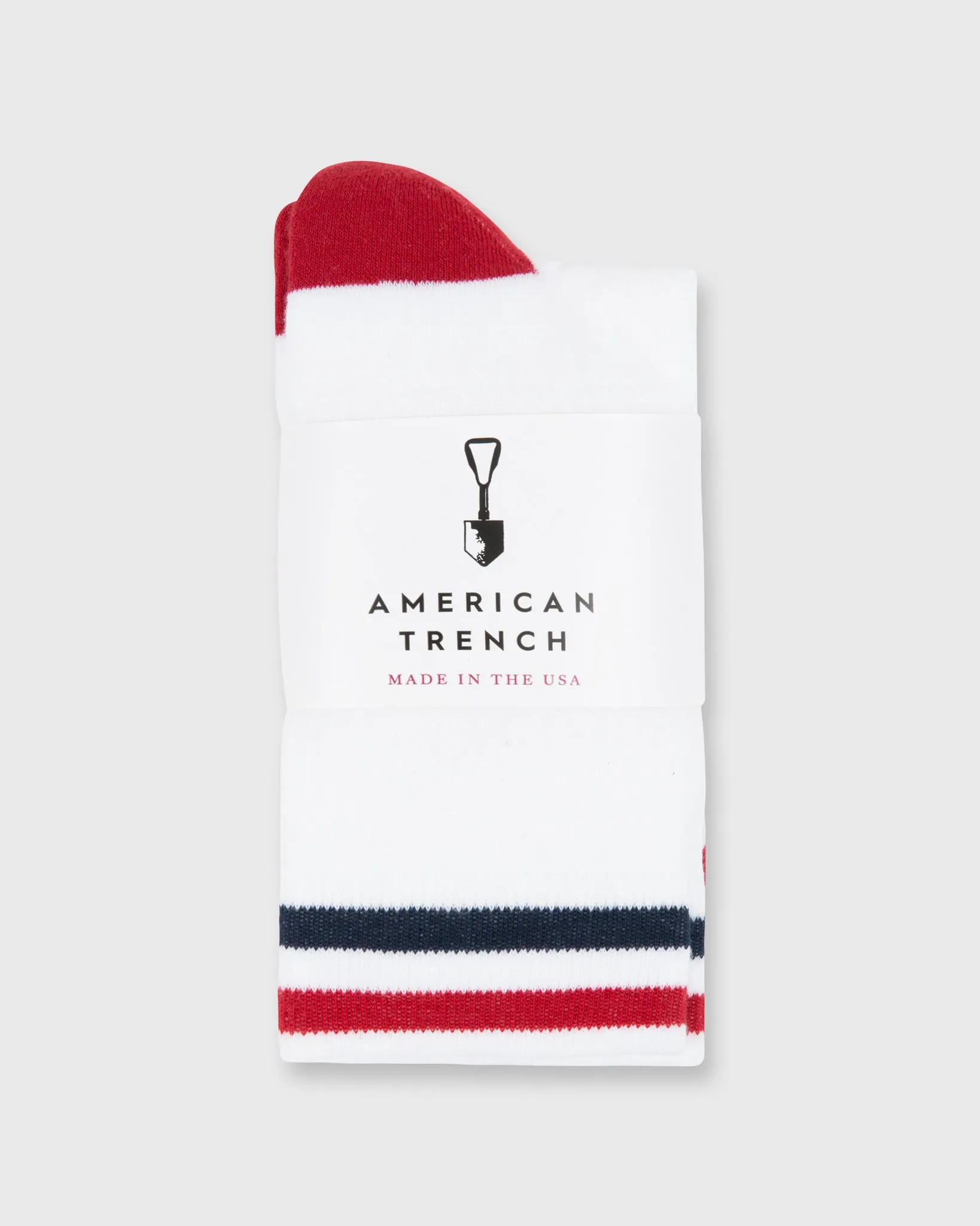 Kennedy Luxe Athletic Socks in White sold by Mashburn product image thumbnail 2