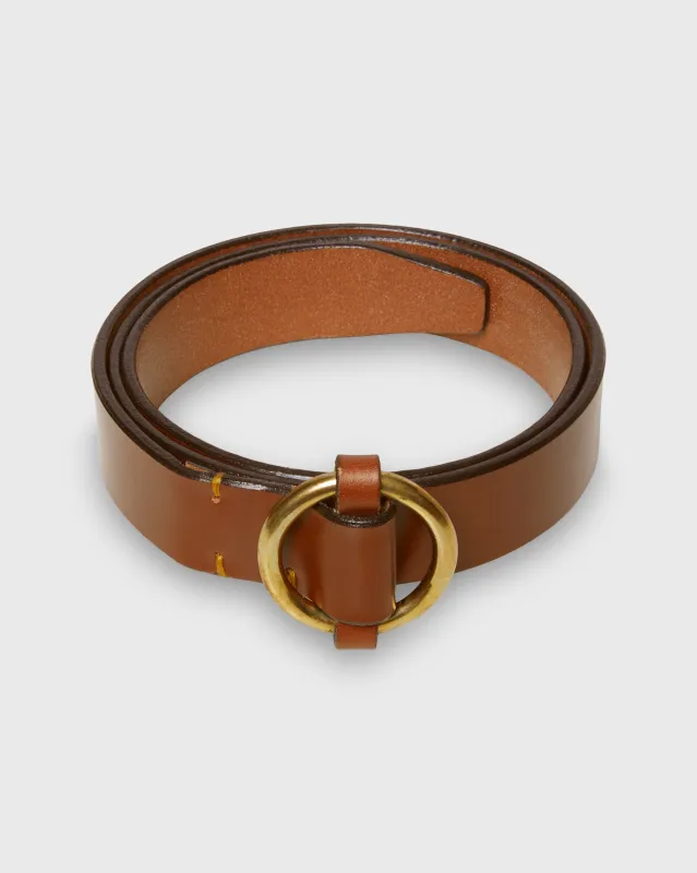 1" O-Ring Belt in Medium Brown sold by Mashburn