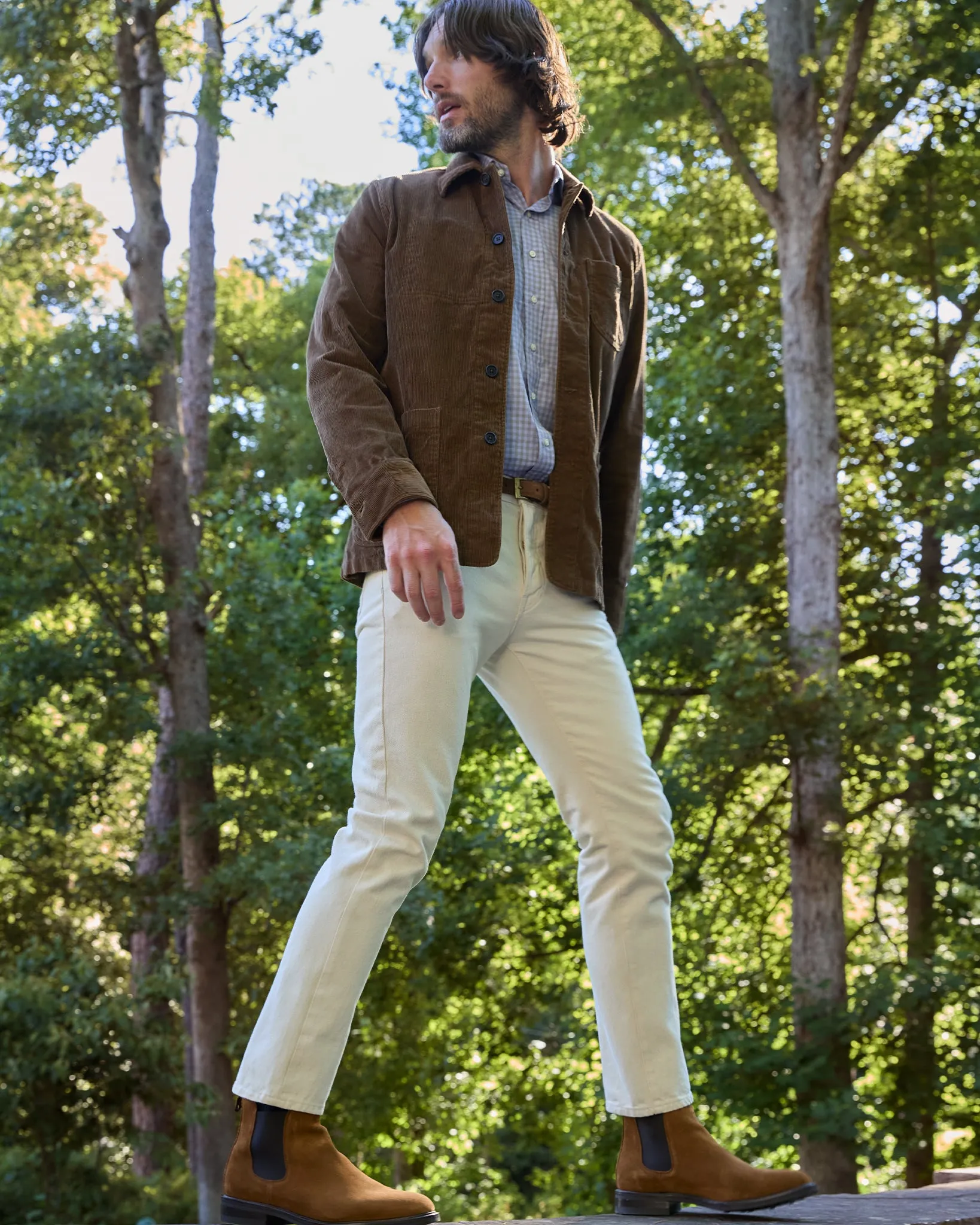 Chelsea Boot in Tobacco Suede sold by Mashburn product image thumbnail 3