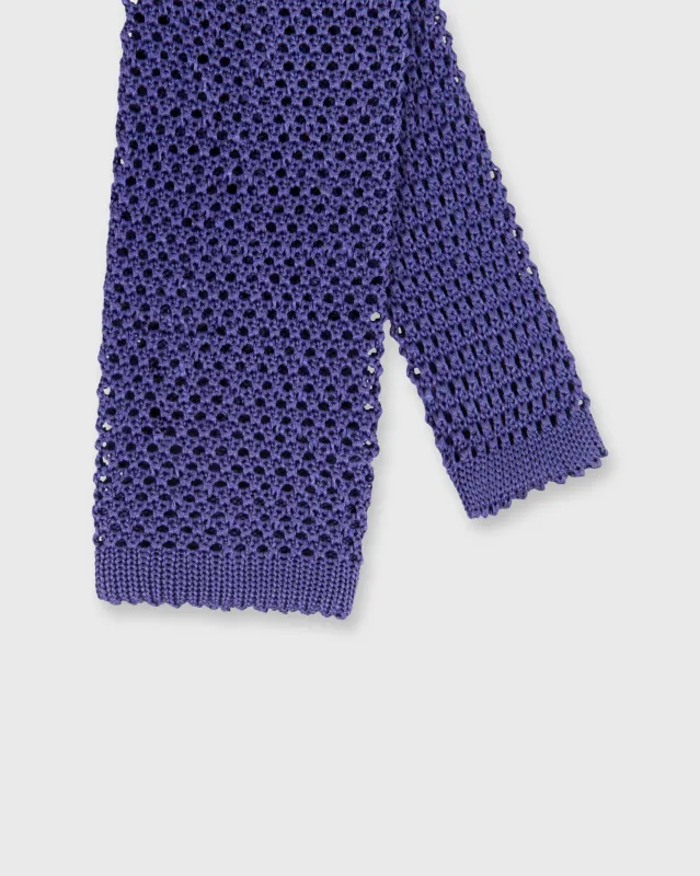 Silk Knit Tie in Deep Lavender sold by Mashburn