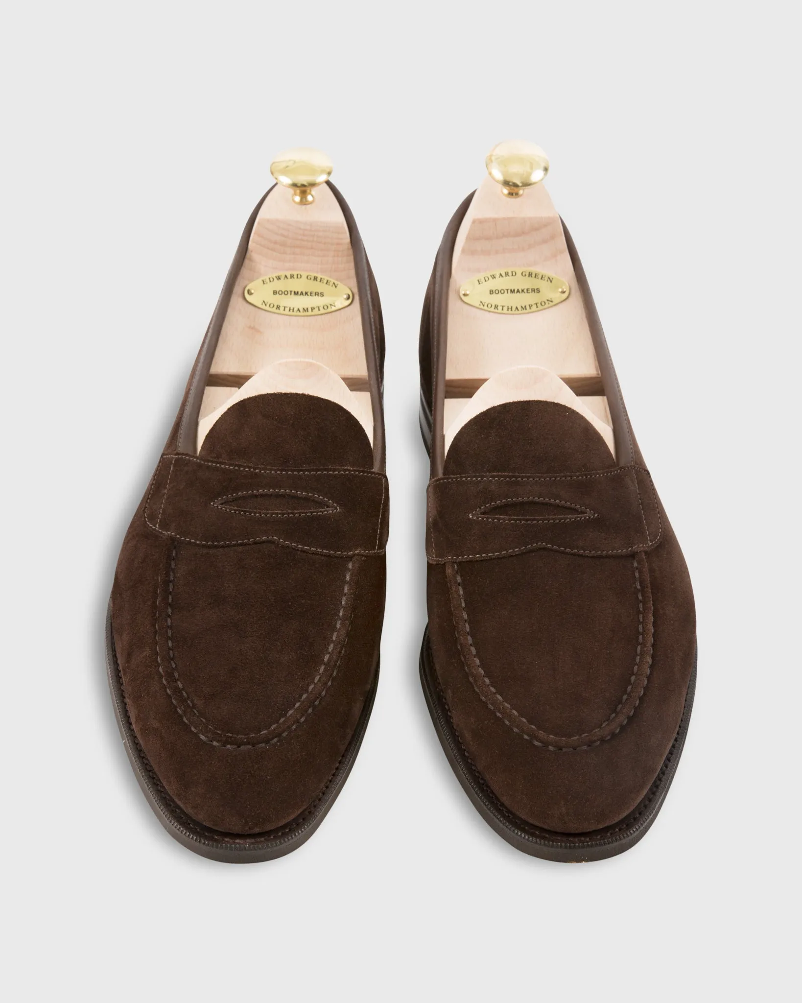 Ventnor Unlined Loafer in Mocha Suede sold by Mashburn
