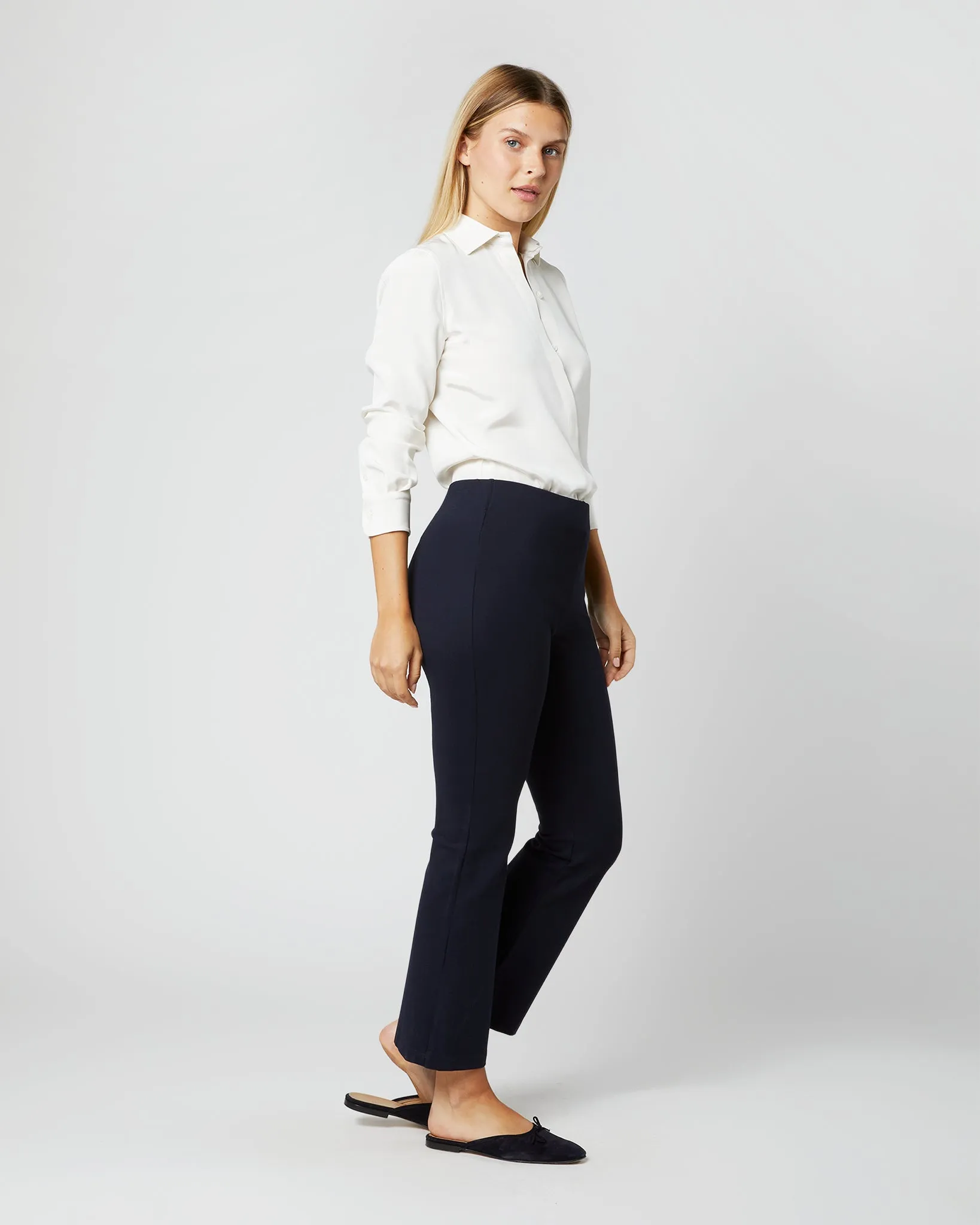 Classic Blouse in Ivory Silk Crepe de Chine sold by Mashburn product image thumbnail 5