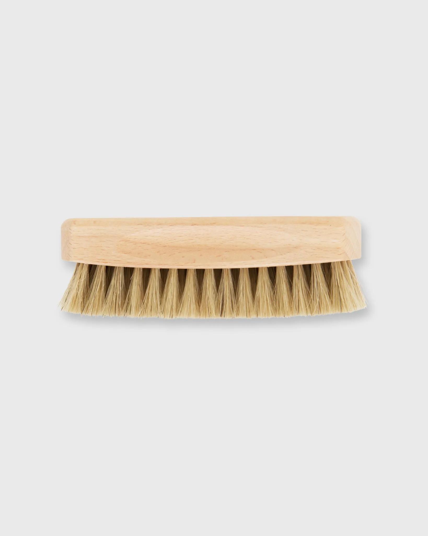 Shoe Shine Brush in Untreated Beechwood/Light Bristles sold by Mashburn