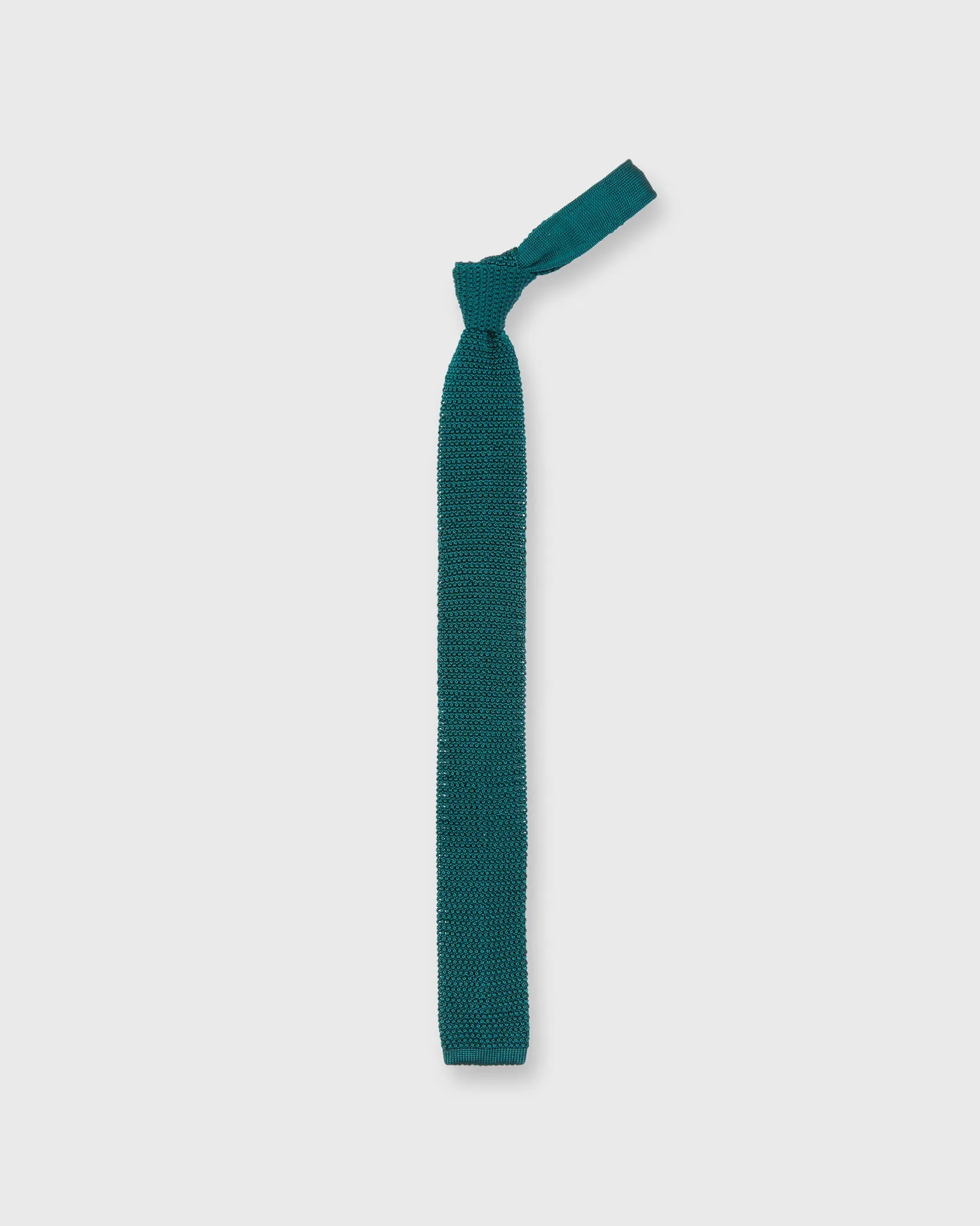 Silk Knit Tie in Spruce sold by Mashburn product image thumbnail 3