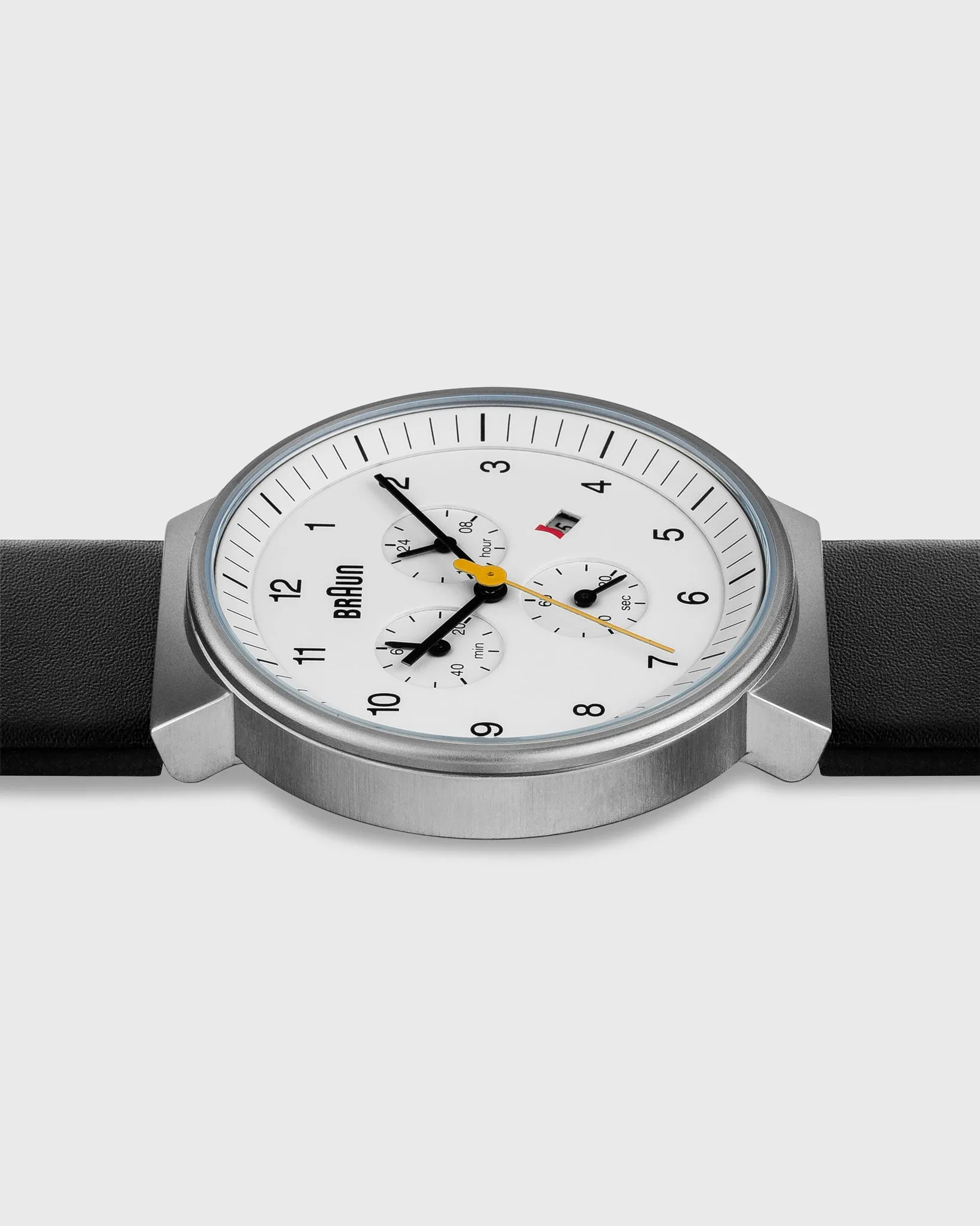 Chronograph Analog Watch in White/Black sold by Mashburn product image thumbnail 3