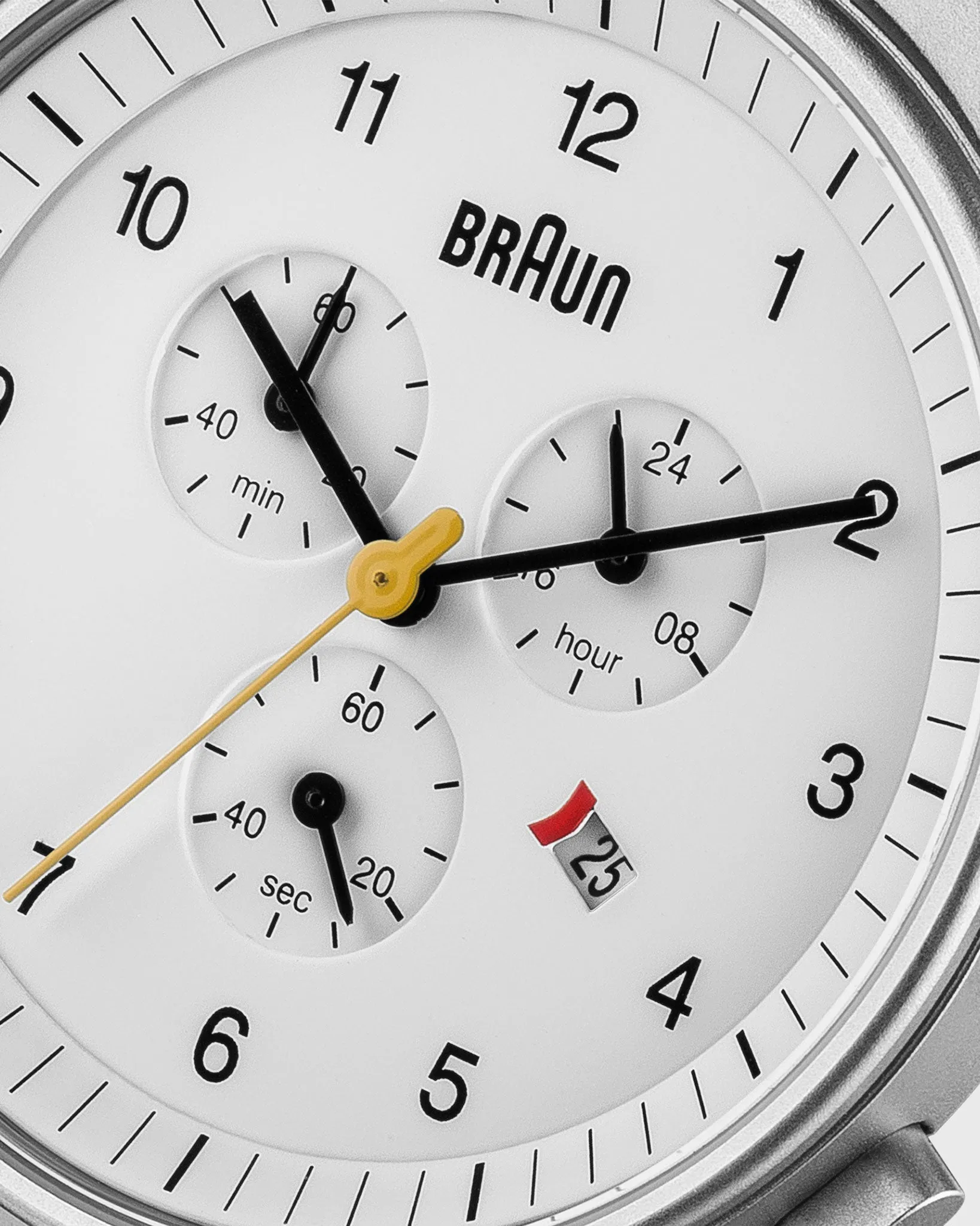 Chronograph Analog Watch in White/Black sold by Mashburn product image thumbnail 2