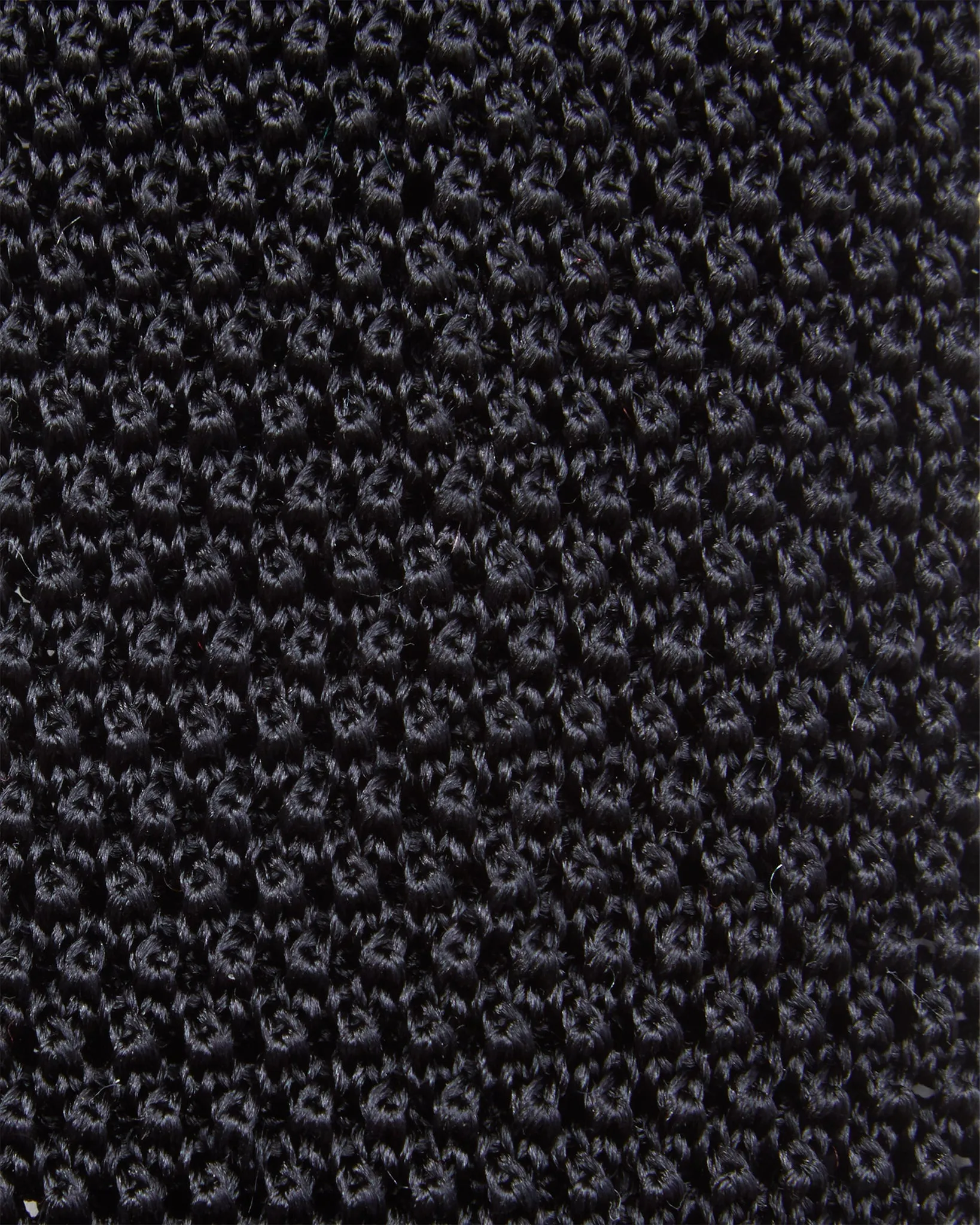 Silk Knit Tie in Black sold by Mashburn product image thumbnail 2