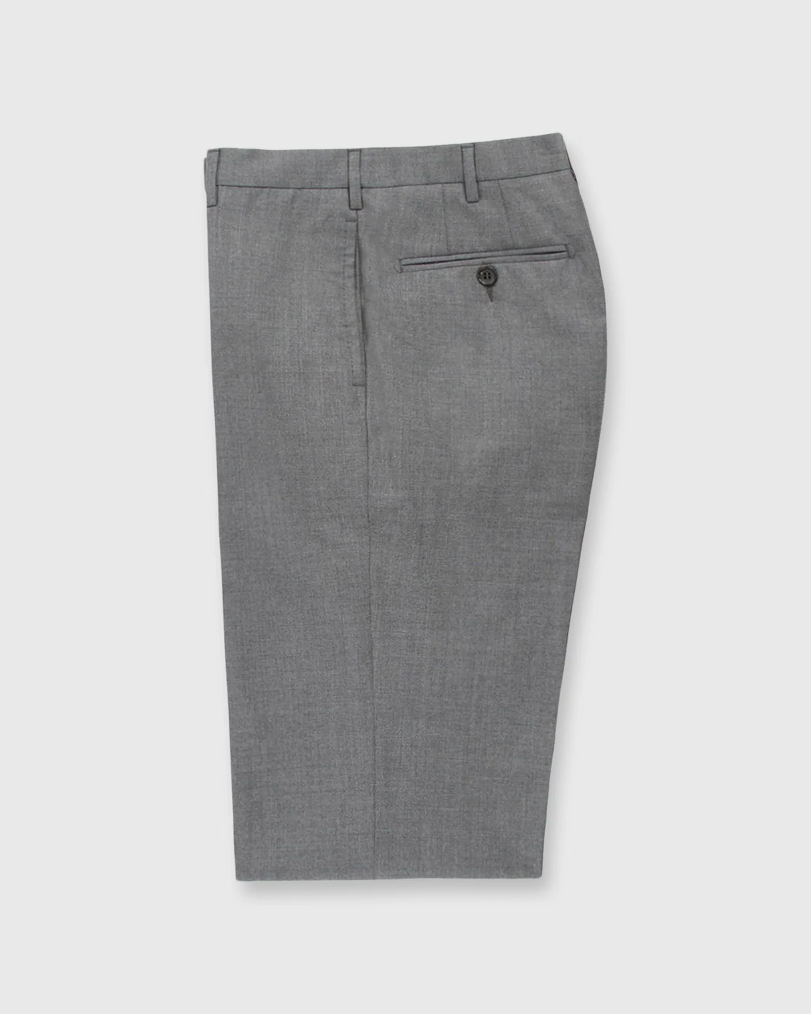 Dress Trouser in Oxford Grey Lightweight Twill sold by Mashburn product image thumbnail 3