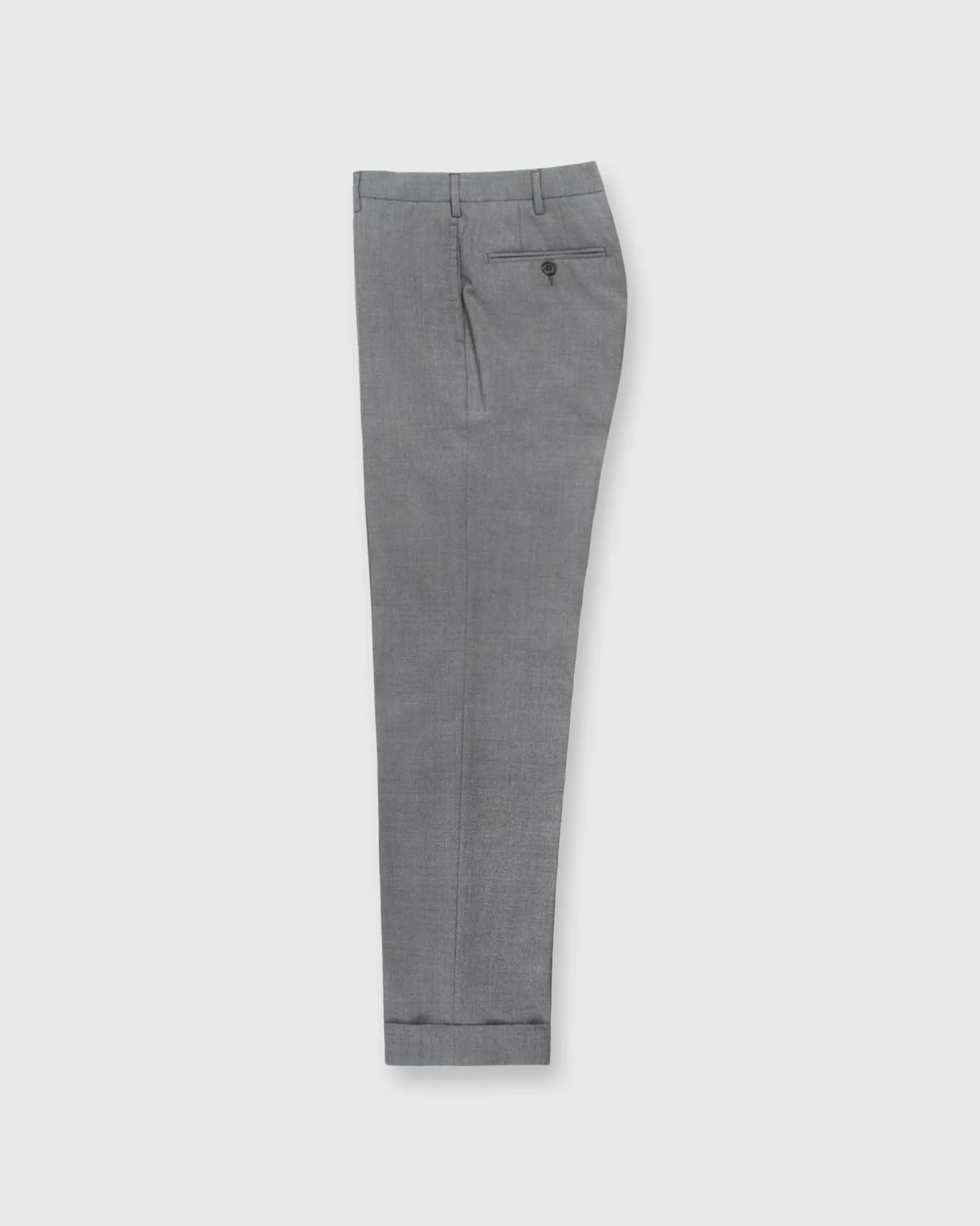Dress Trouser in Oxford Grey Lightweight Twill sold by Mashburn