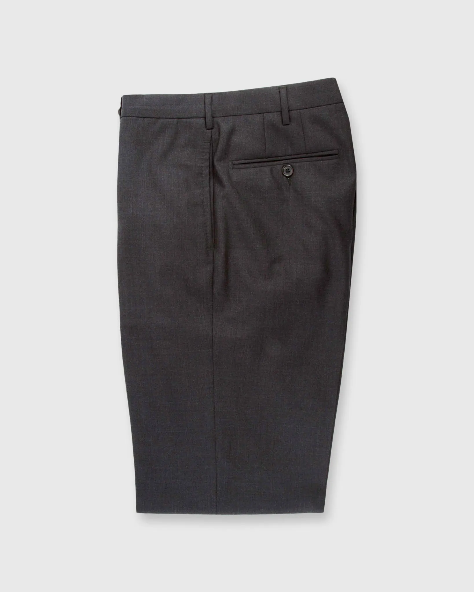 Dress Trouser in Charcoal Lightweight Twill sold by Mashburn product image thumbnail 3